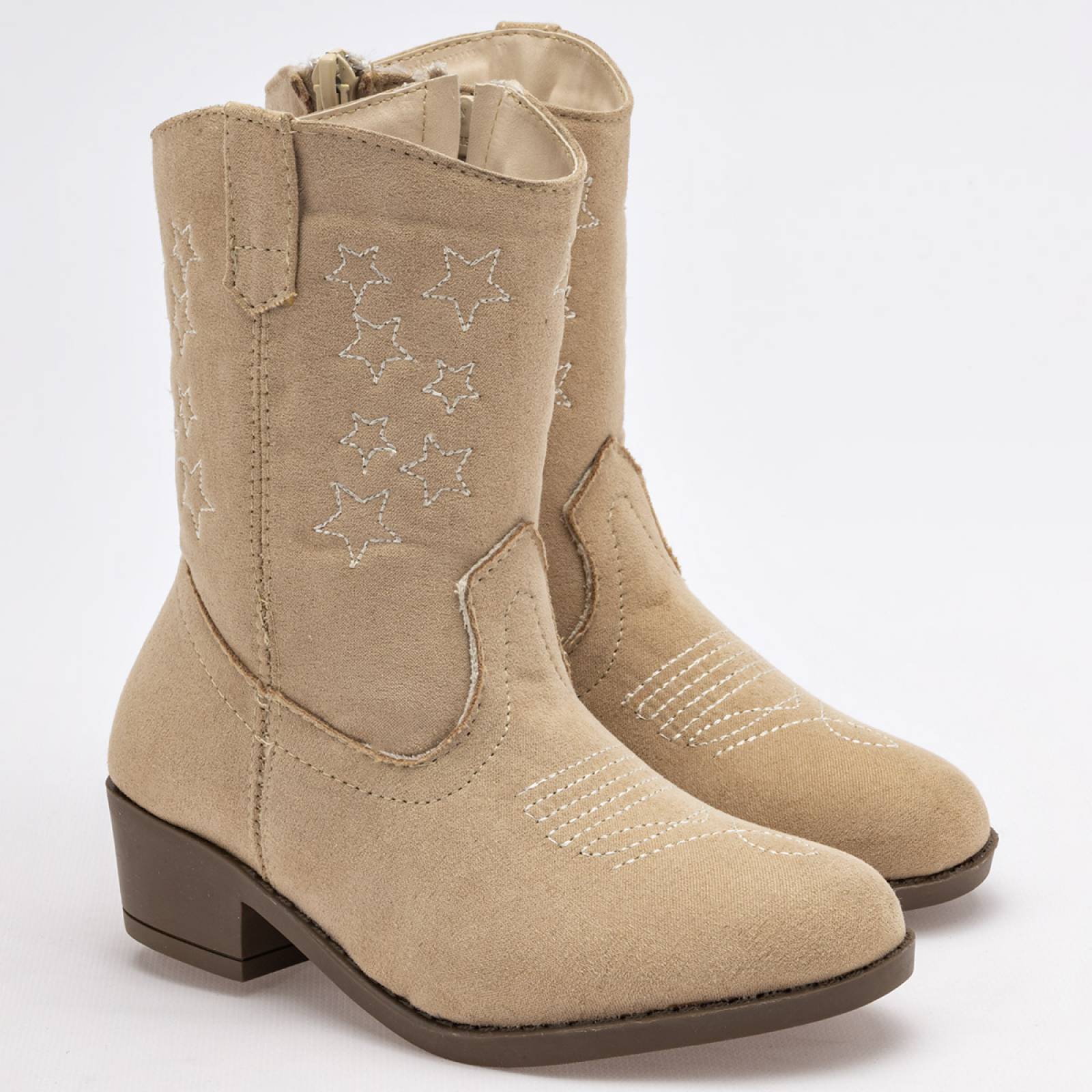 Bota y botin Mod 918 Para Niña Ninas fashion Color Beige