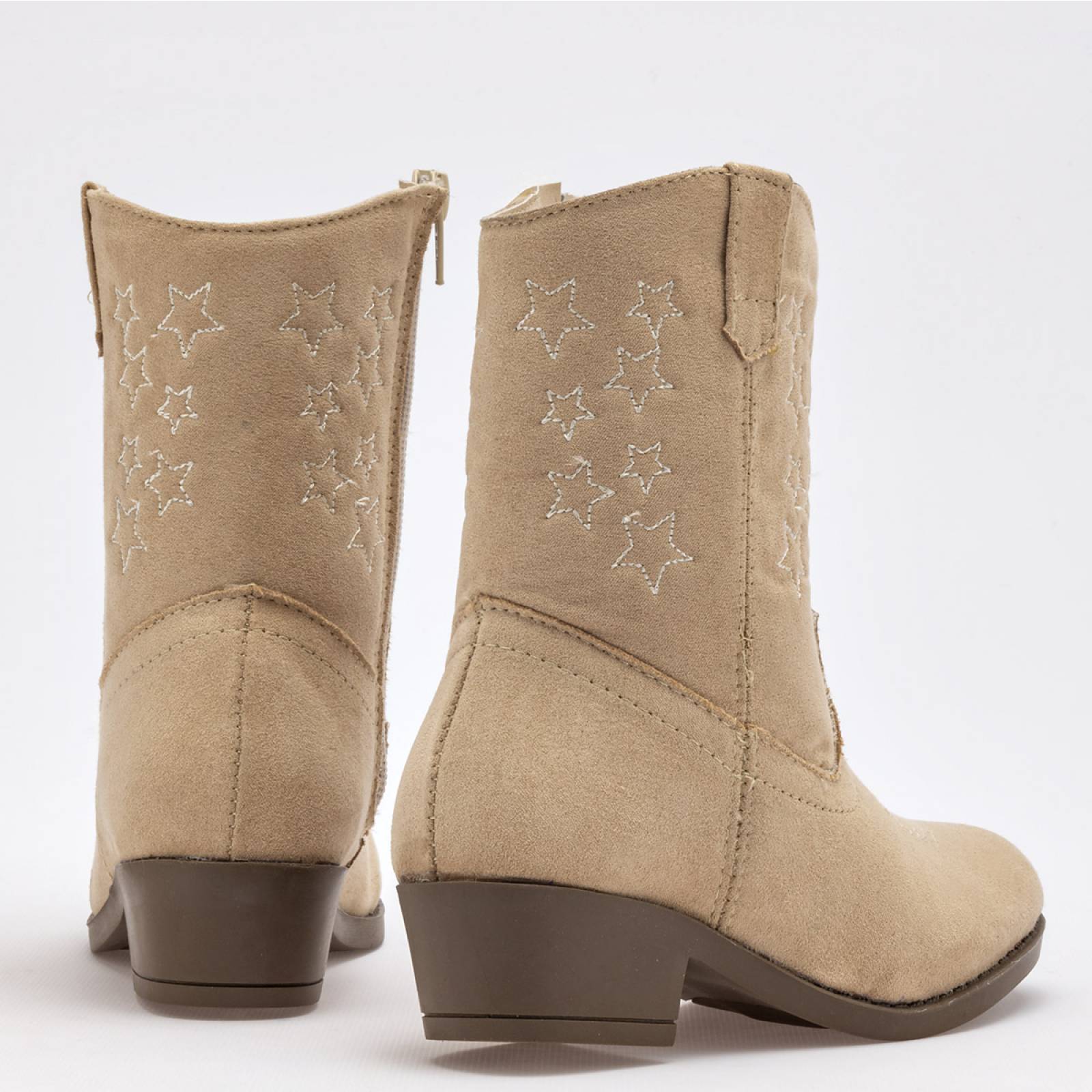 Bota y botin Mod 918 Para Niña Ninas fashion Color Beige