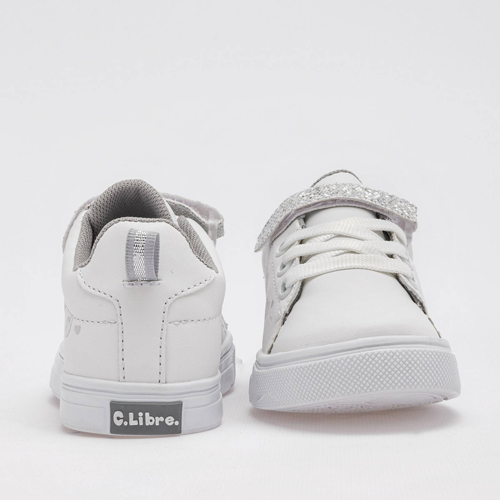 Tenis Mod 343 Para Niña Clibre Color Blanco