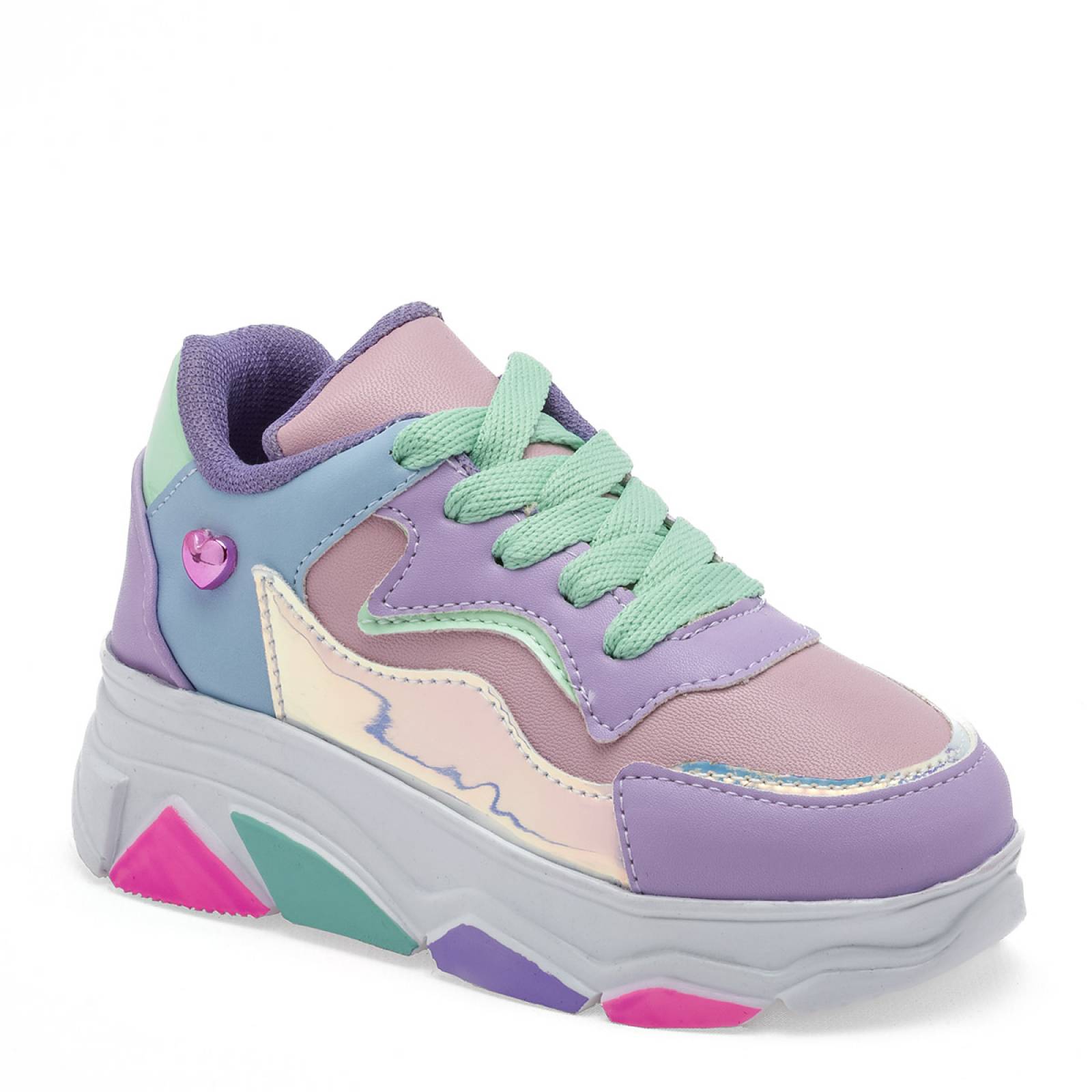 Tenis Mod 711 Para Niña Eva moda Color Multicolor