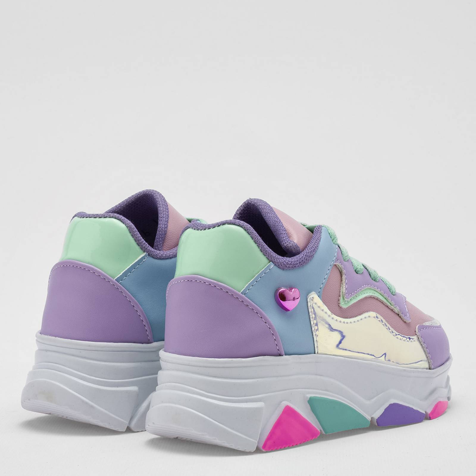 Tenis Mod 711 Para Niña Eva moda Color Multicolor