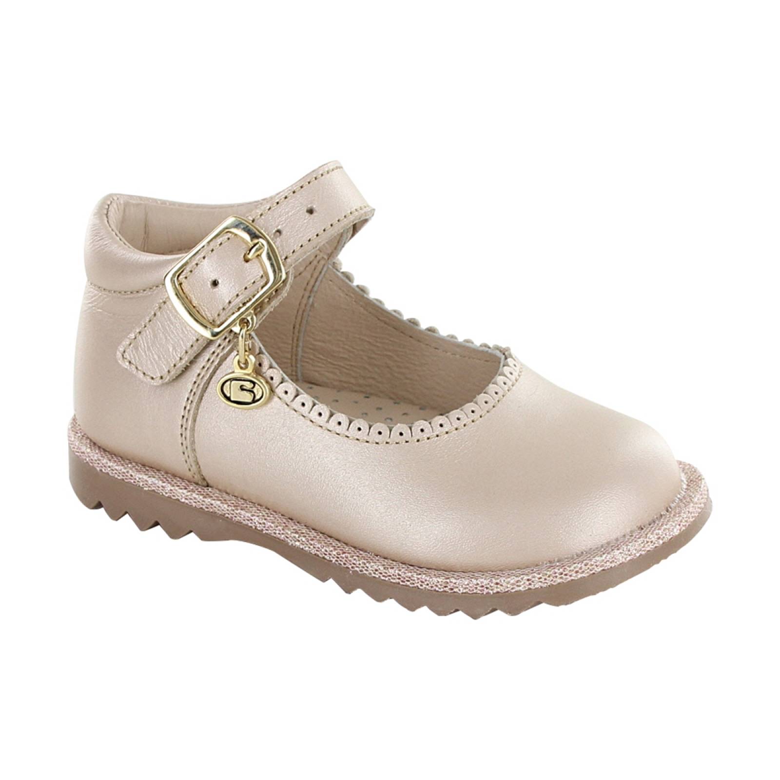 Zapato casual Mod 181501l Para Niña Coqueta Color Beige