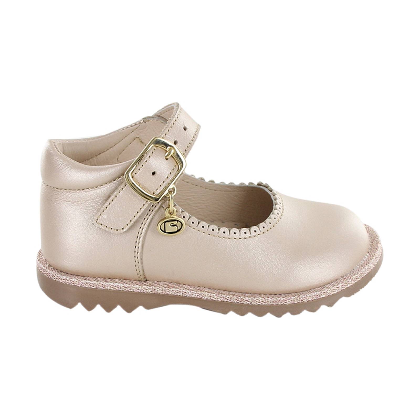 Zapato casual Mod 181501l Para Niña Coqueta Color Beige