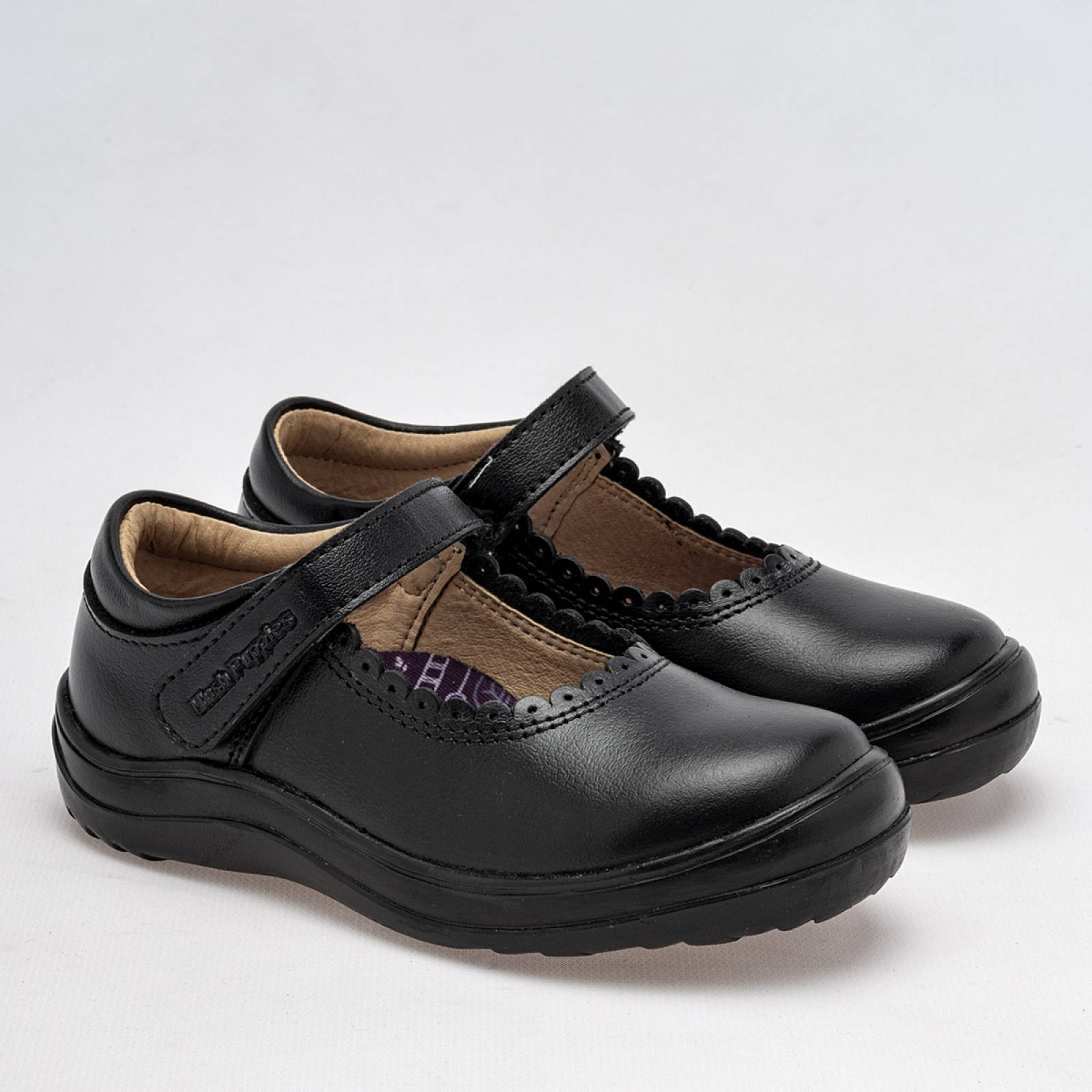 Zapato casual Mod Hp01461 Para Niña Hush puppies kids Color Negro