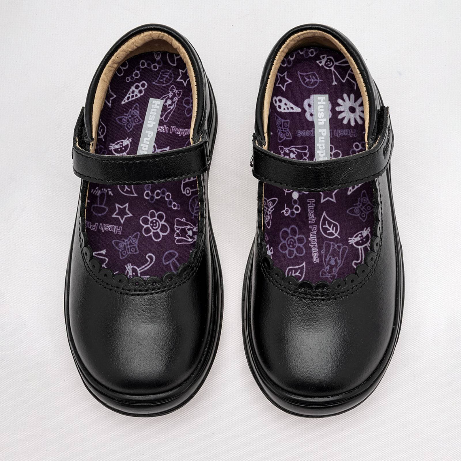 Zapato casual Mod Hp01461 Para Niña Hush puppies kids Color Negro