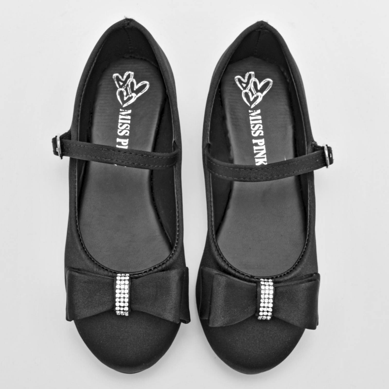 Zapato casual Mod Rumania Para Niña Miss pink Color Negro