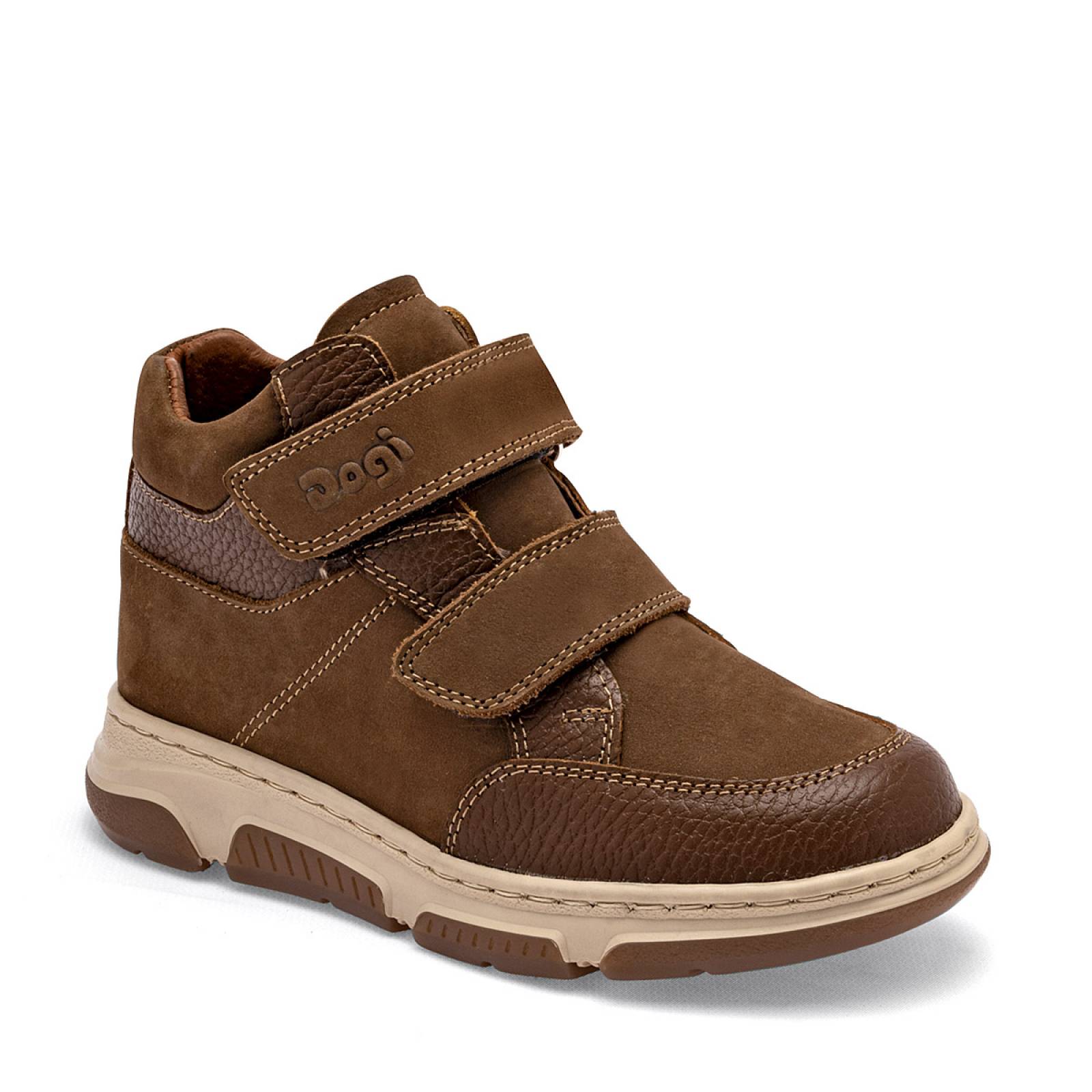 Bota y botin Mod 6318 Para Niño Dogi Color Cafe