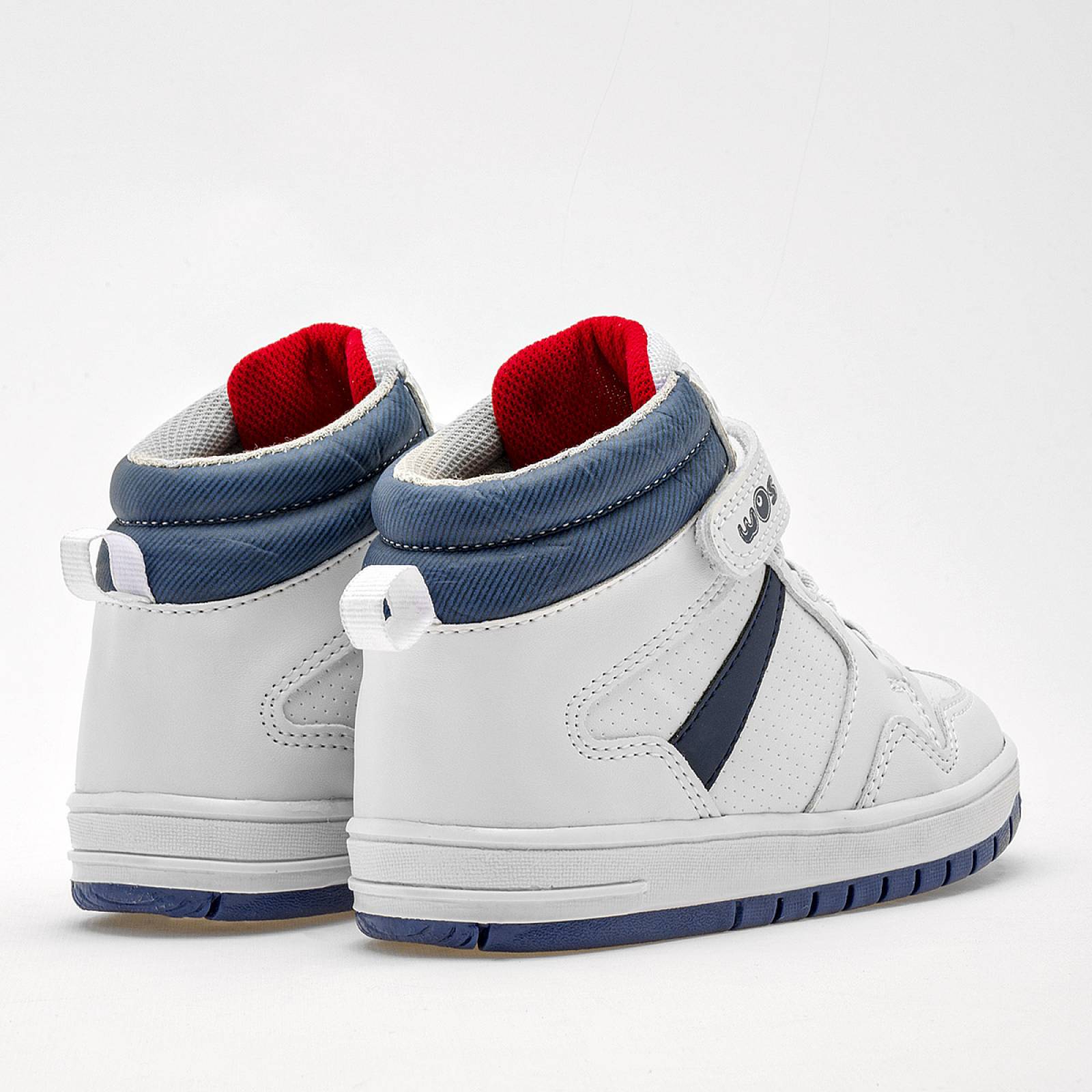 Tenis Mod 70471 Para Niño Wos Color Blanco