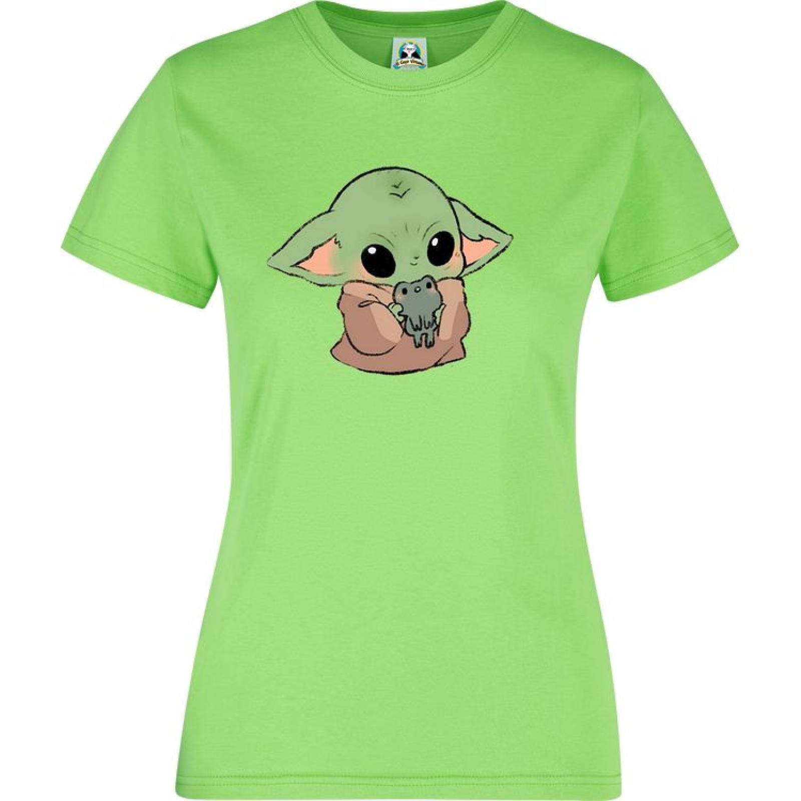 Playera Dama Cuyo Virtuoso Mandalorian Grogu Baby Yoda 046