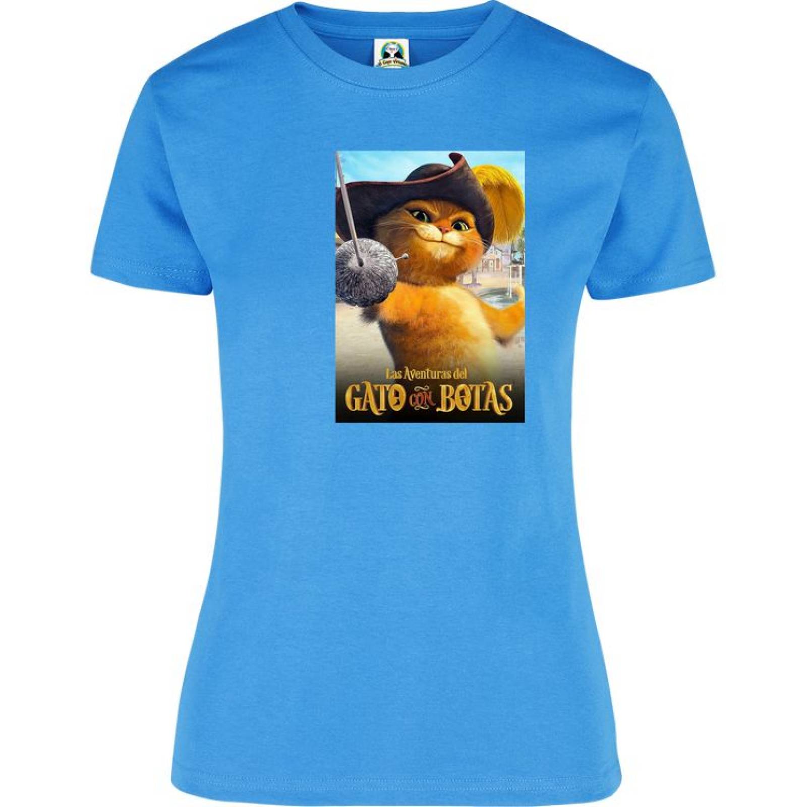 Playera Dama Cuyo Virtuoso Gato con Botas Shrek 027