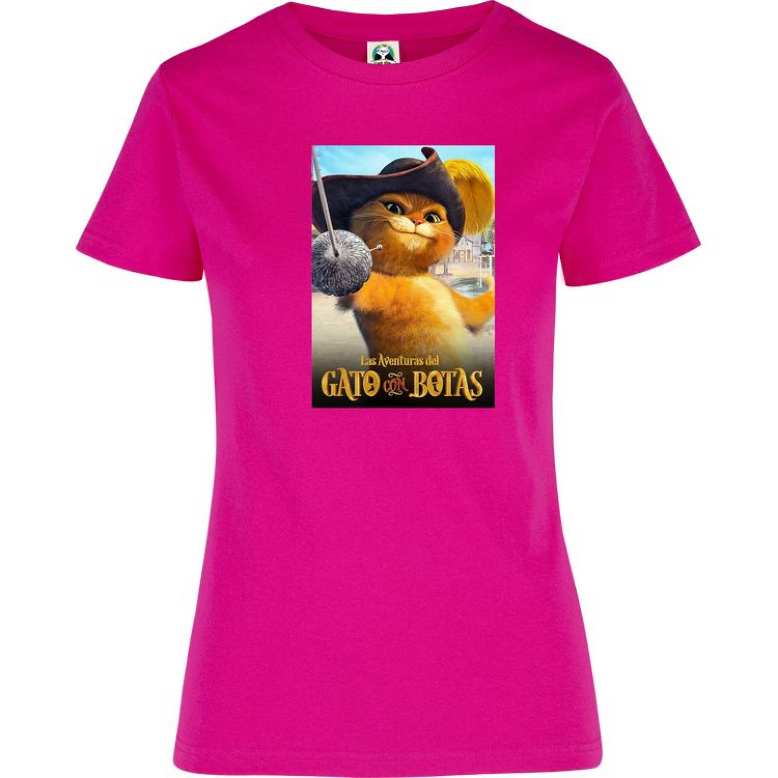 Playera Dama Cuyo Virtuoso Gato con Botas Shrek 027
