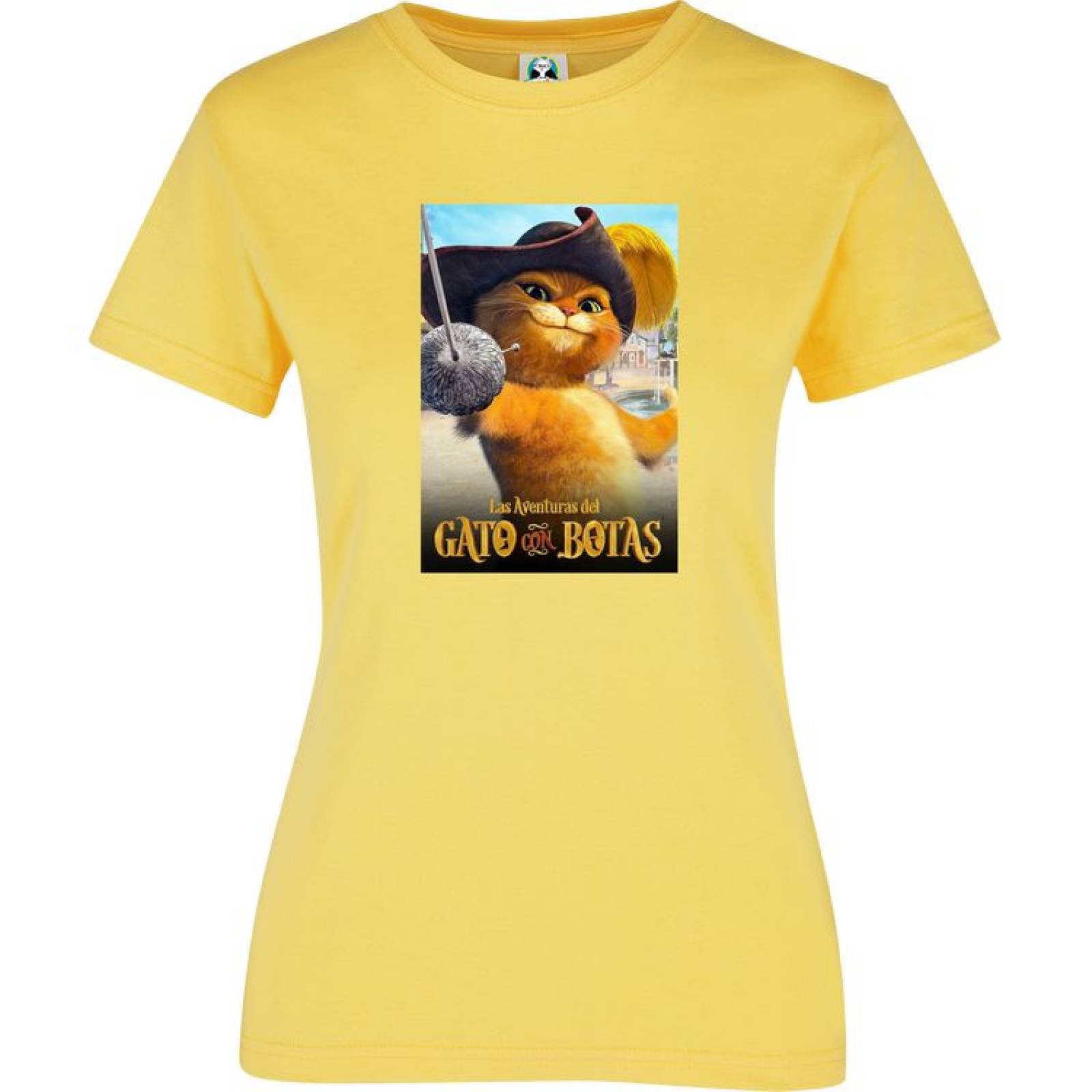 Playera Dama Cuyo Virtuoso Gato con Botas Shrek 027