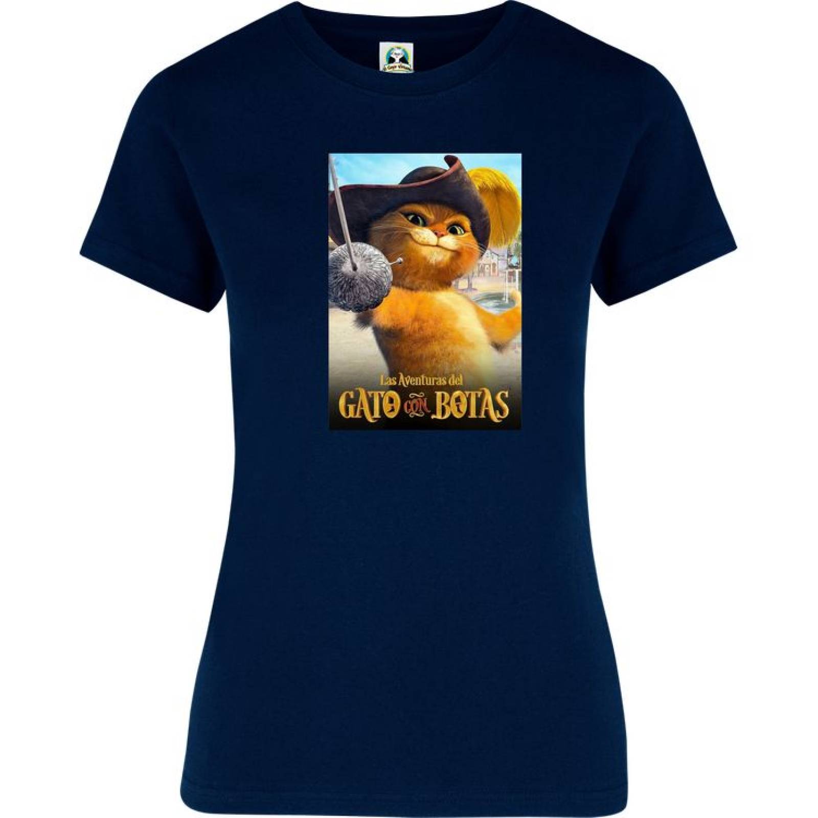 Playera Dama Cuyo Virtuoso Gato con Botas Shrek 027