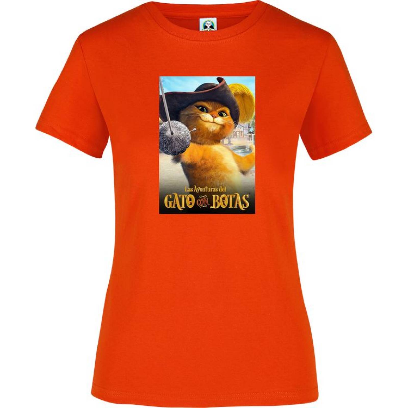 Playera Dama Cuyo Virtuoso Gato con Botas Shrek 027