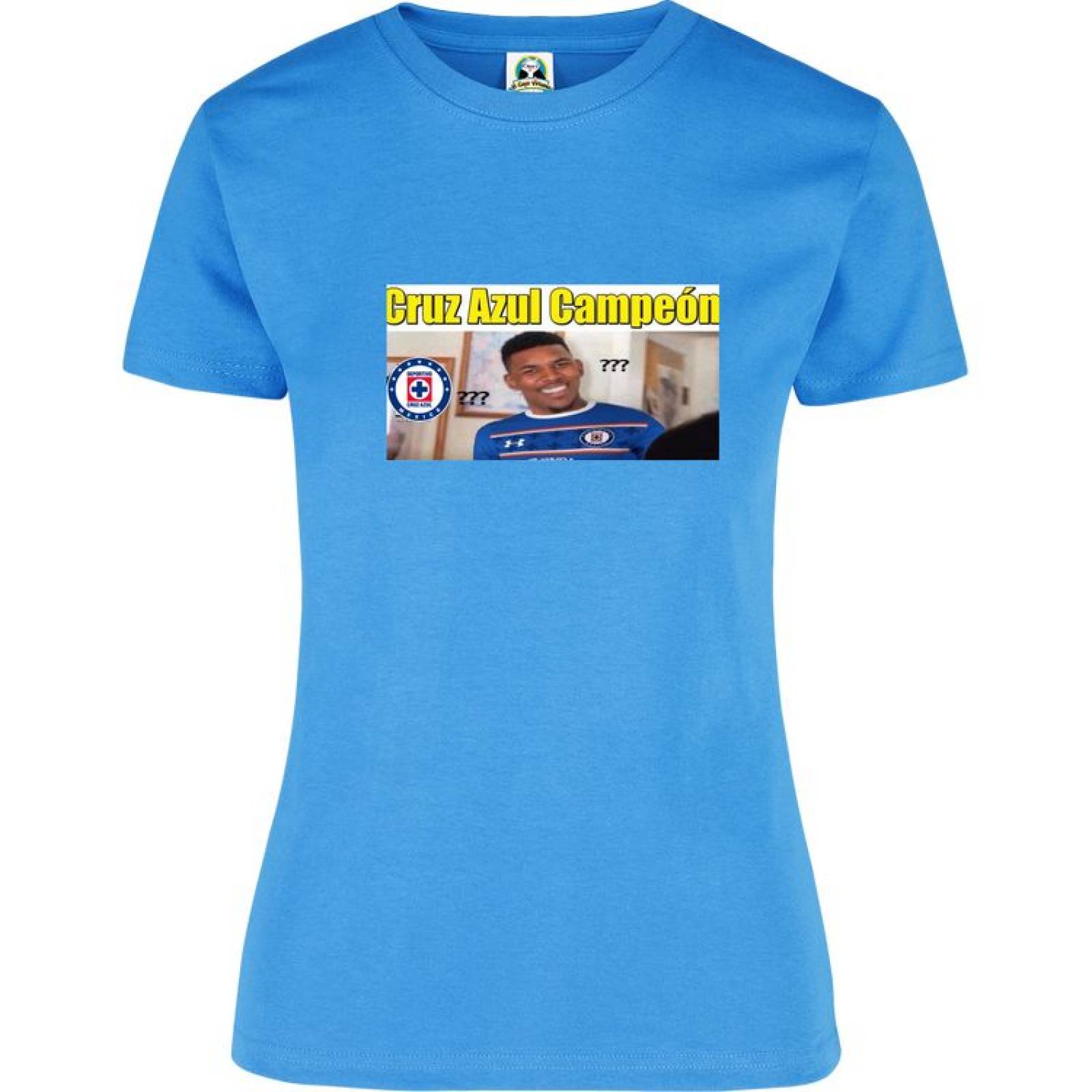 Playera Dama Cuyo Virtuoso Cruz Azul Campeón 2021 memes 022