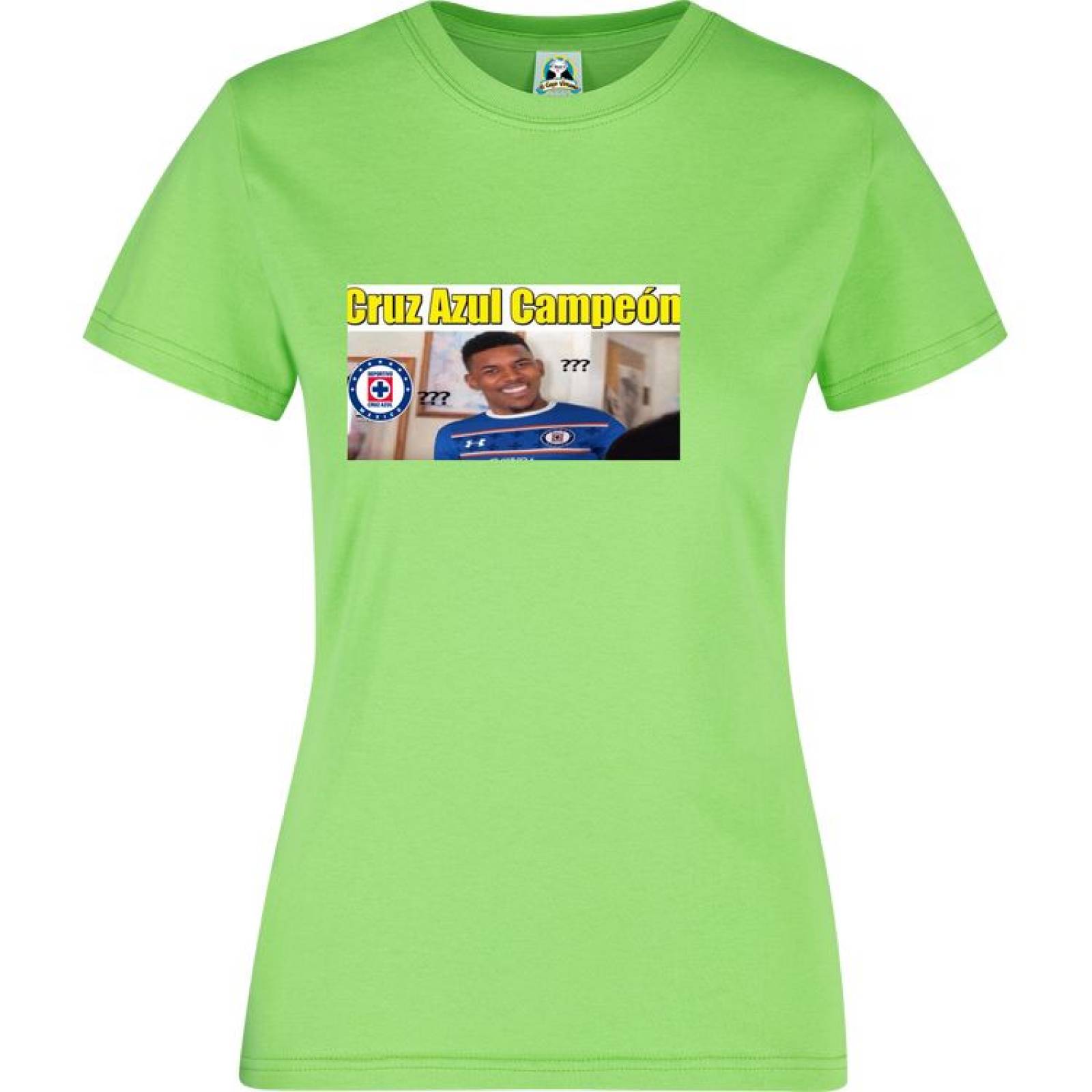 Playera Dama Cuyo Virtuoso Cruz Azul Campeón 2021 memes 022