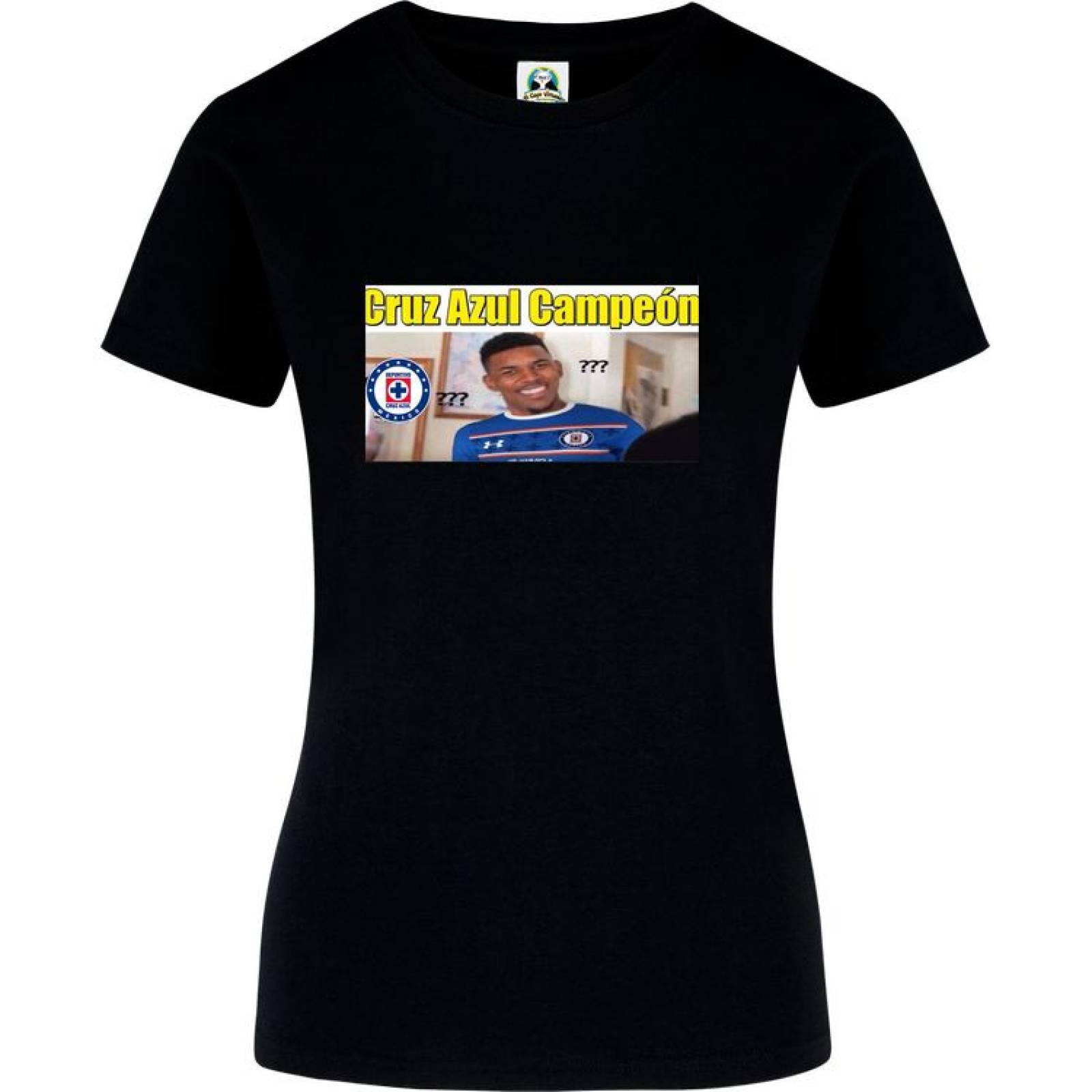 Playera Dama Cuyo Virtuoso Cruz Azul Campeón 2021 memes 022