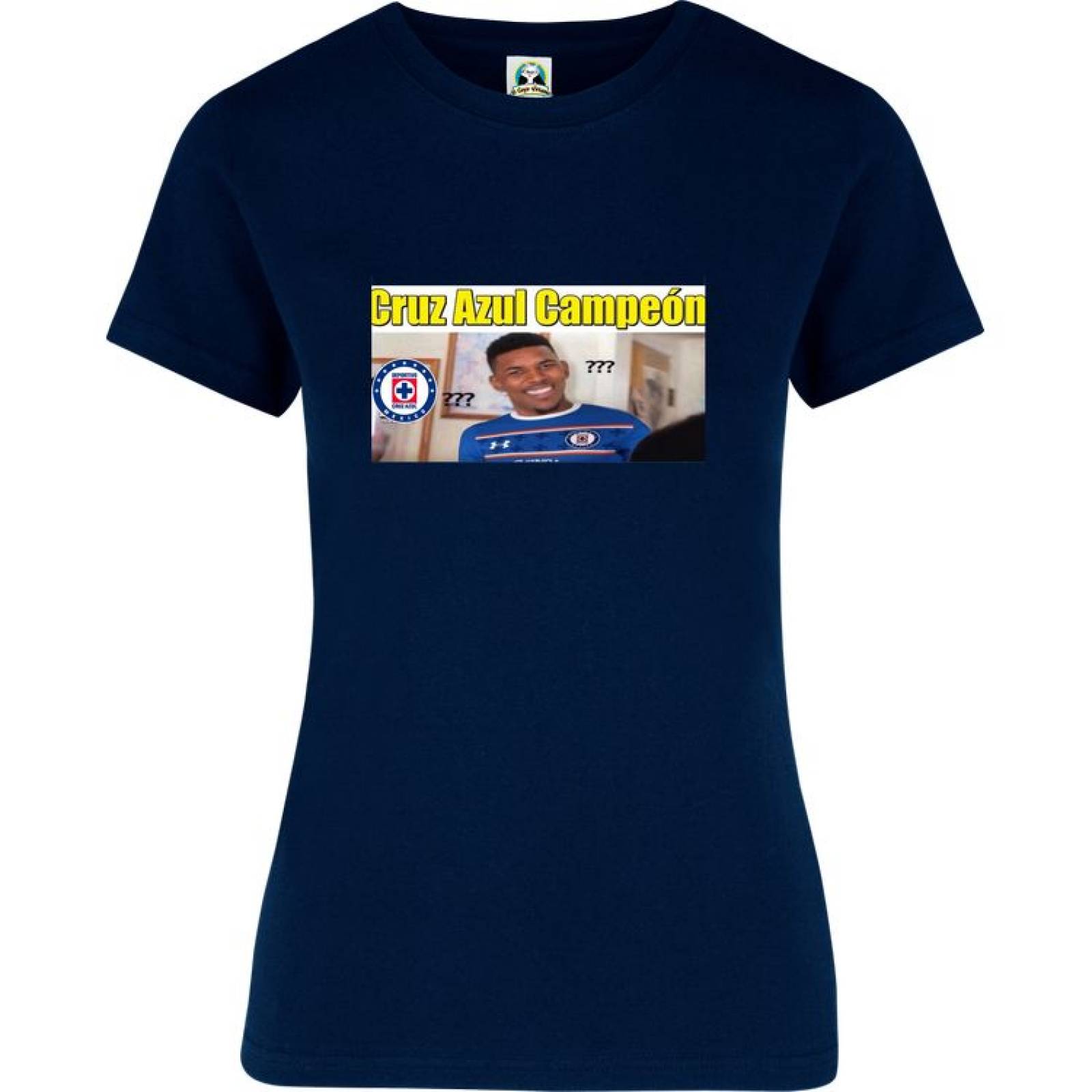 Playera Dama Cuyo Virtuoso Cruz Azul Campeón 2021 memes 022