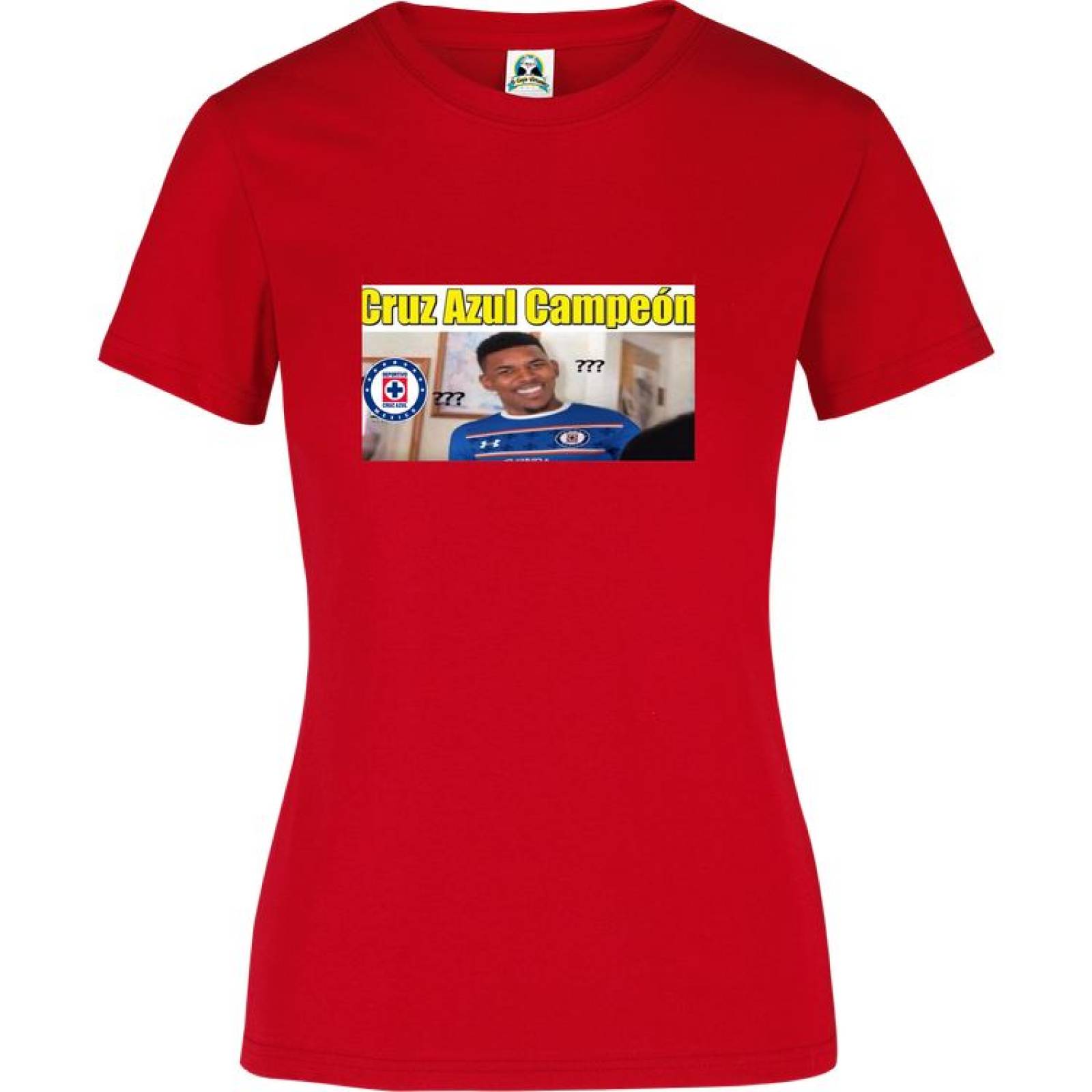 Playera Dama Cuyo Virtuoso Cruz Azul Campeón 2021 memes 022