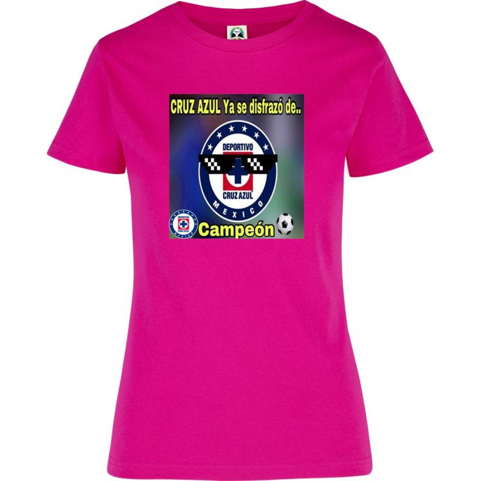 Playera Dama Cuyo Virtuoso Cruz Azul Campeón 2021 memes 028
