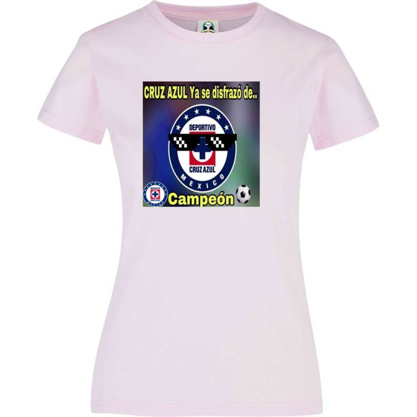 Playera Dama Cuyo Virtuoso Cruz Azul Campeón 2021 memes 028
