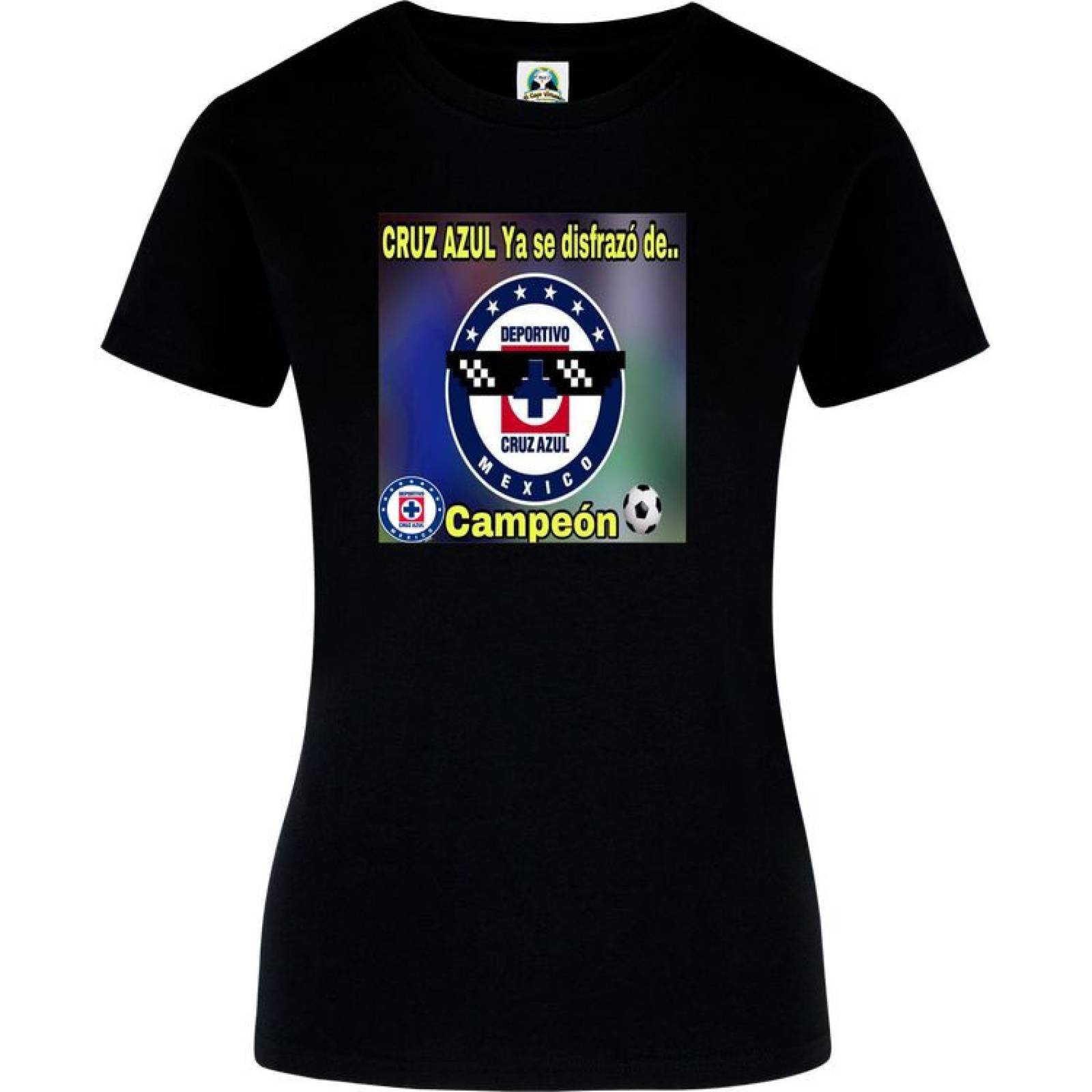 Playera Dama Cuyo Virtuoso Cruz Azul Campeón 2021 memes 028