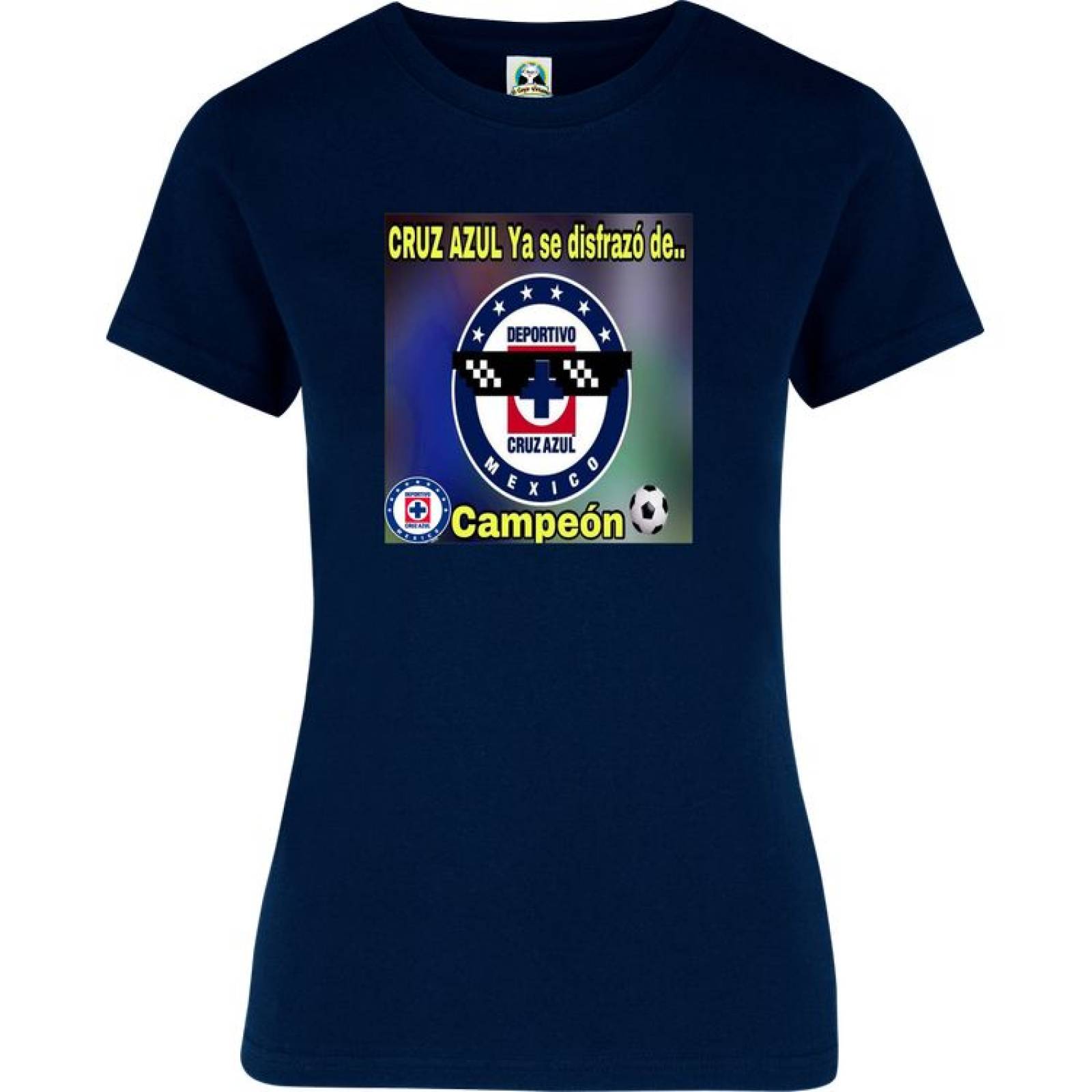 Playera Dama Cuyo Virtuoso Cruz Azul Campeón 2021 memes 028