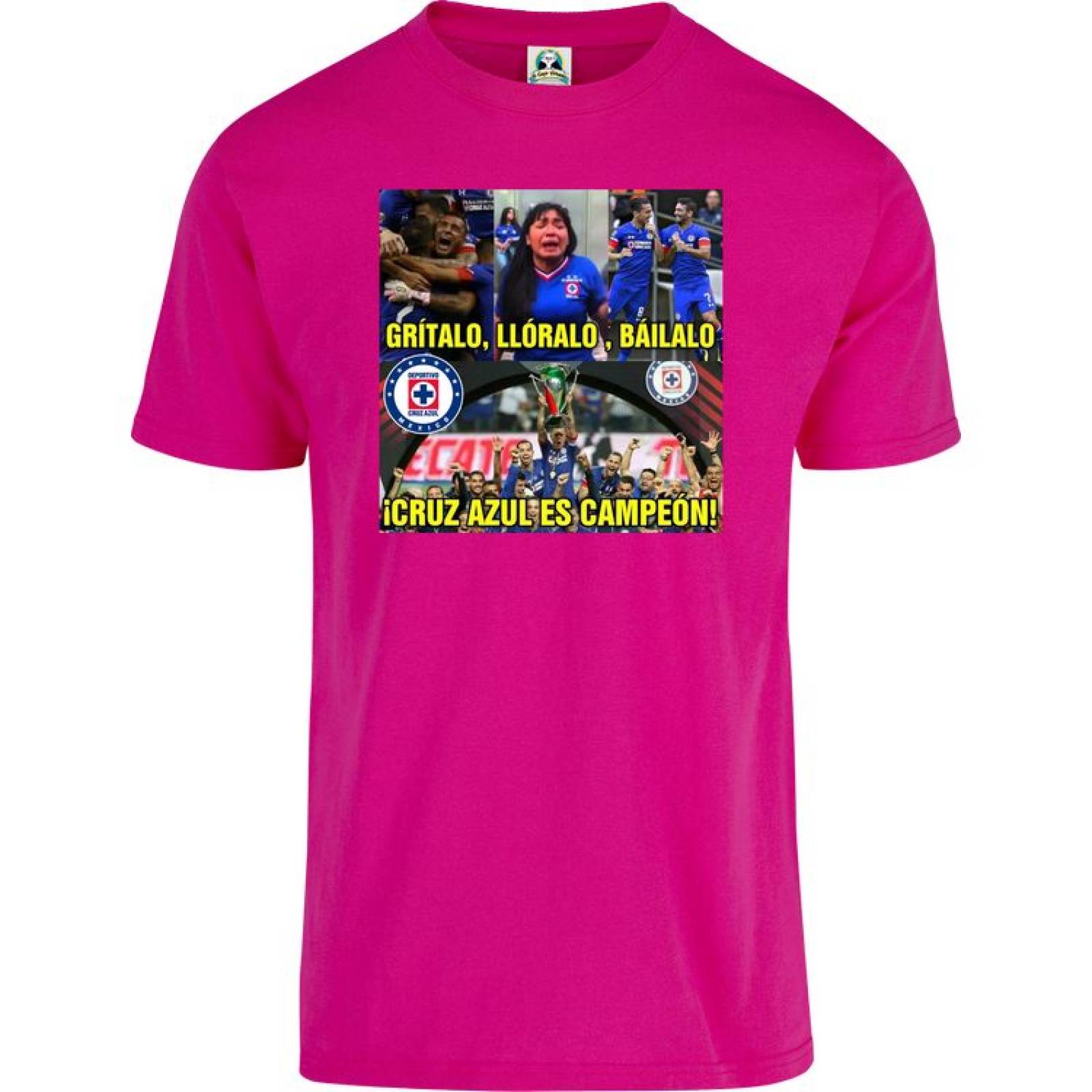 Playera Cuyo Virtuoso Cruz Azul Campeón 2021 memes 074