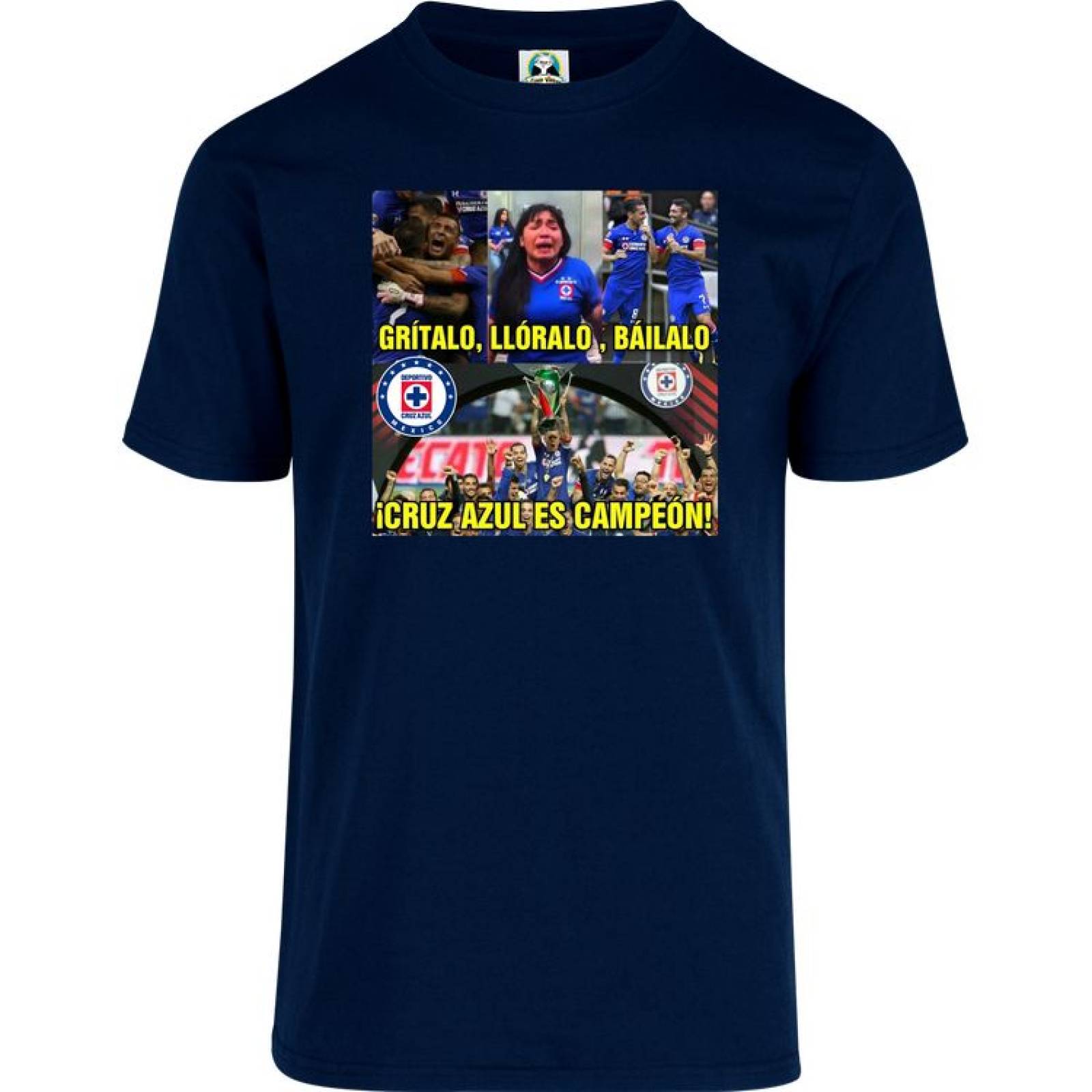Playera Cuyo Virtuoso Cruz Azul Campeón 2021 memes 074