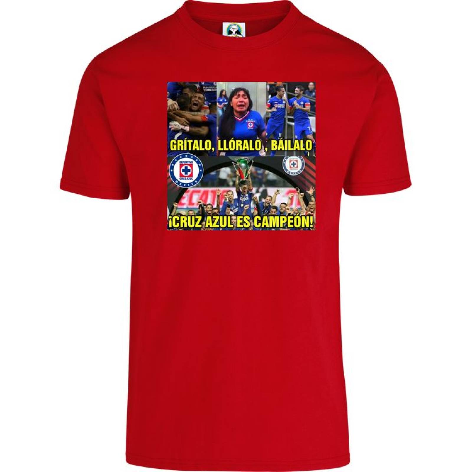 Playera Cuyo Virtuoso Cruz Azul Campeón 2021 memes 074