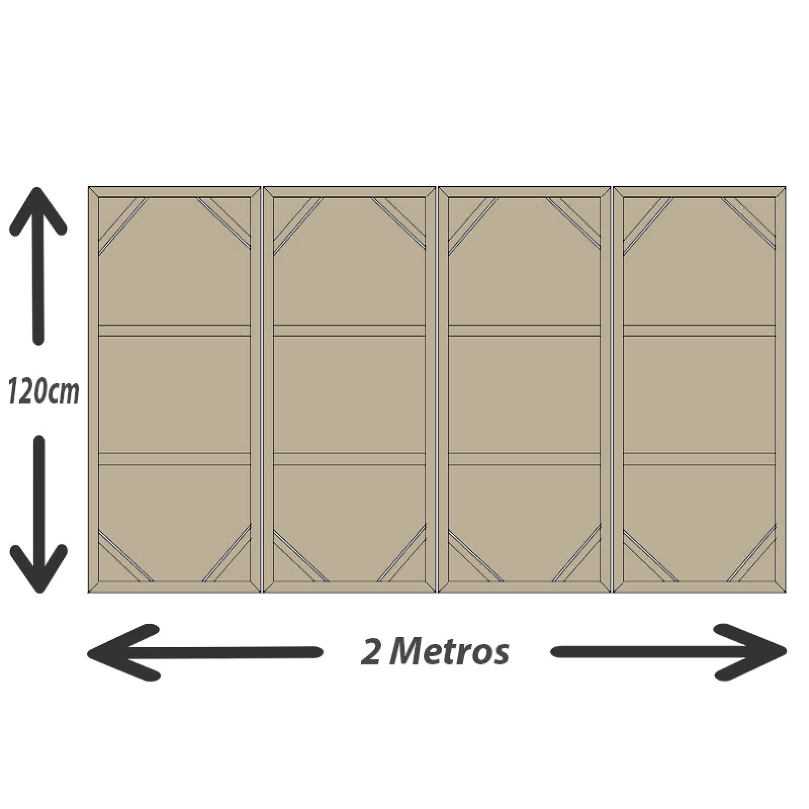 Cuadro decorativo Tabletas de Chocolate Artesanal Decoracion para Comedores y Restaurantes 2 metros x 120cm Grandes Modernos 4 Piezas
