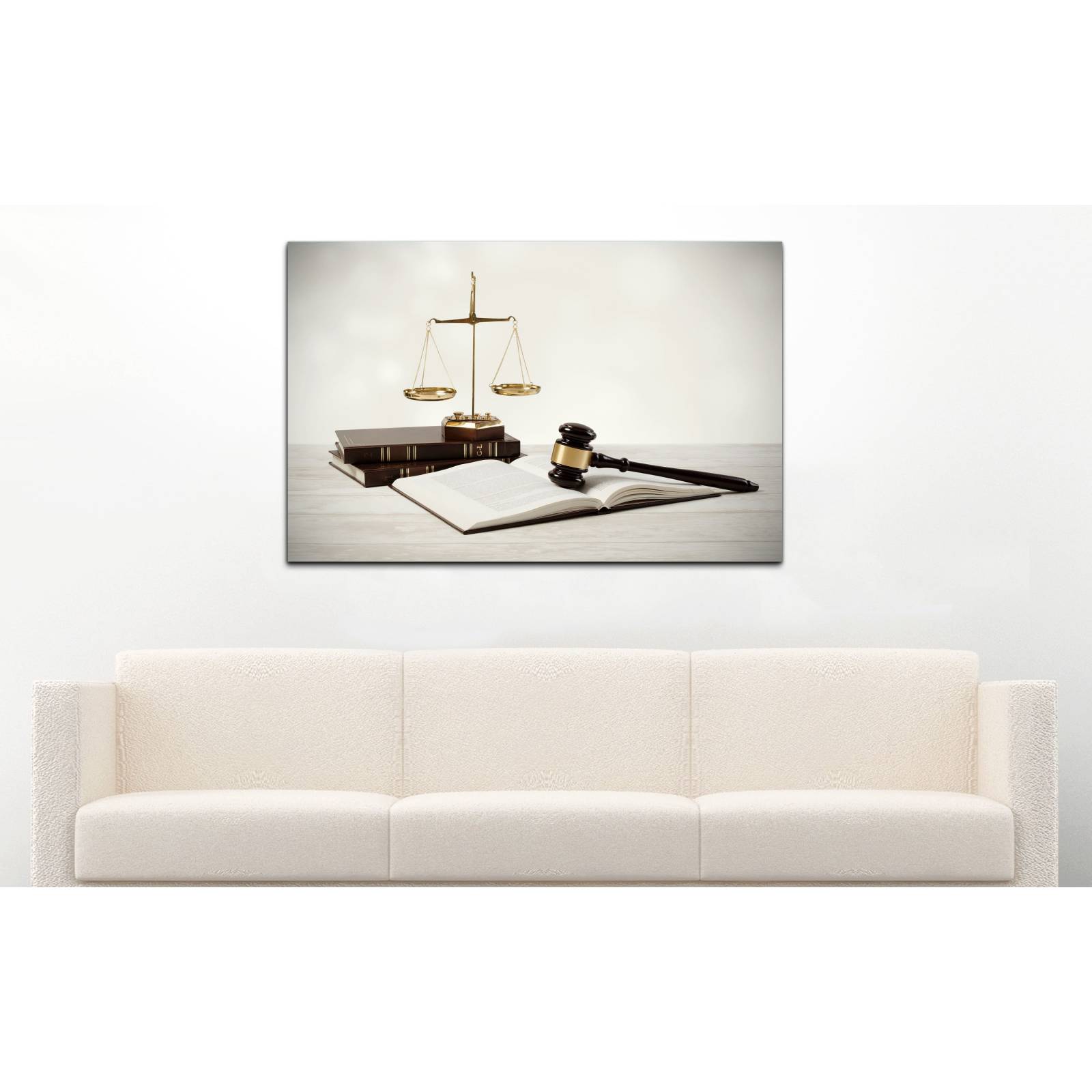 Cuadro de Pared Para Abogados, Oficina  Moderno 86x56cm