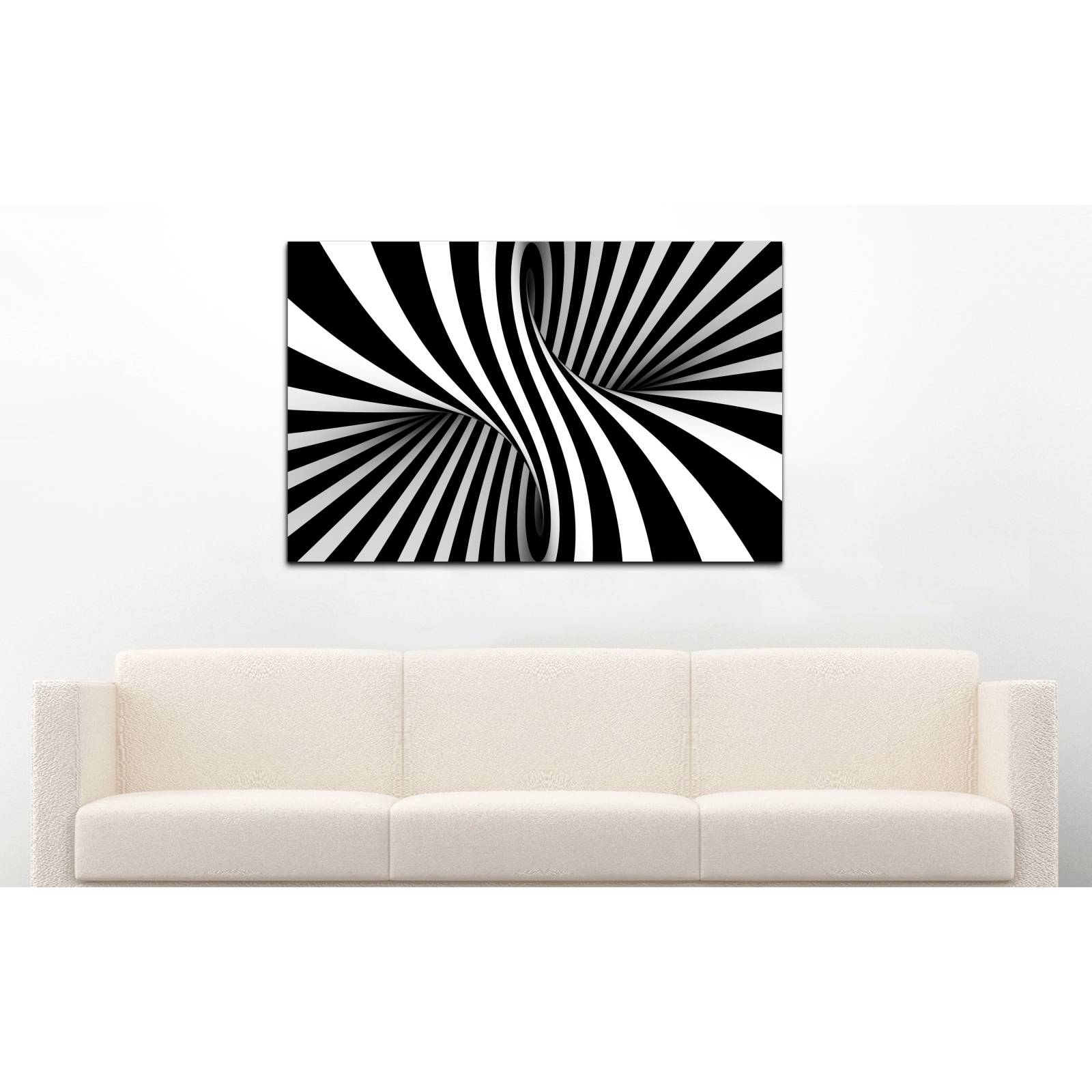 Cuadro de Pared Abstracto Minimalista Espiral Moderno 86x56cm