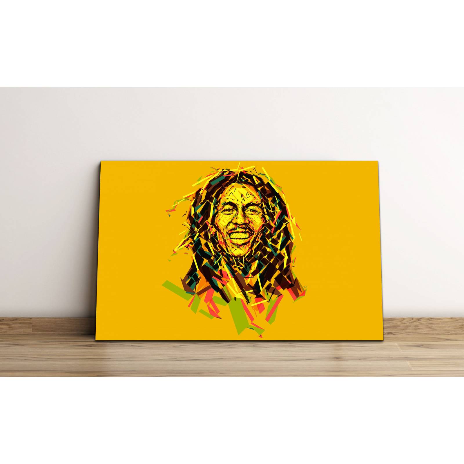 Cuadro de Pared Bob Marler Reggae Música Moderno Decoracíon 86x56cm