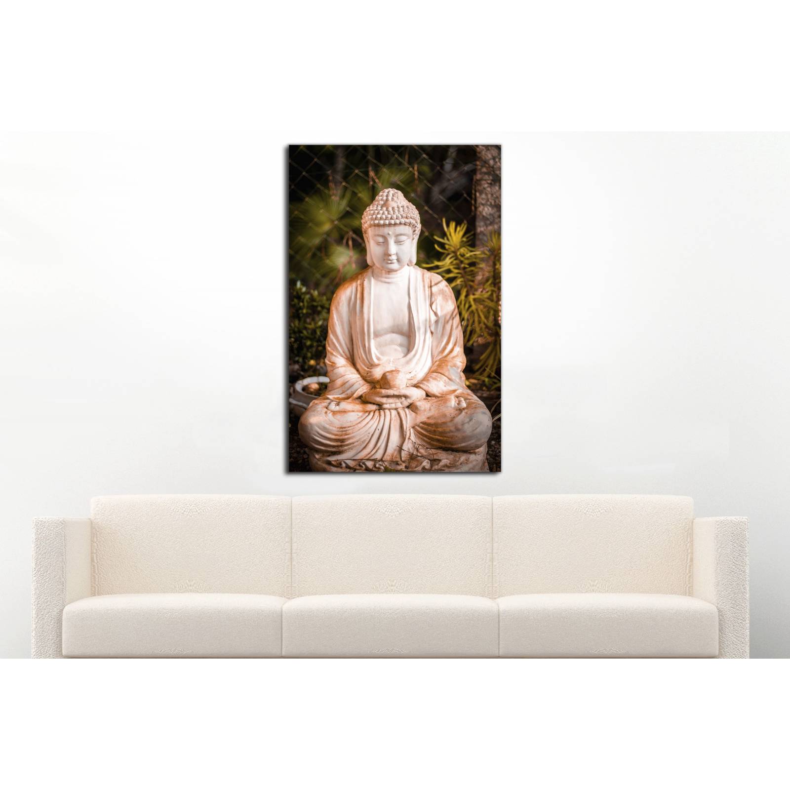 Cuadro de Pared Buda en Meditación Moderno Decoracíon 86x56cm