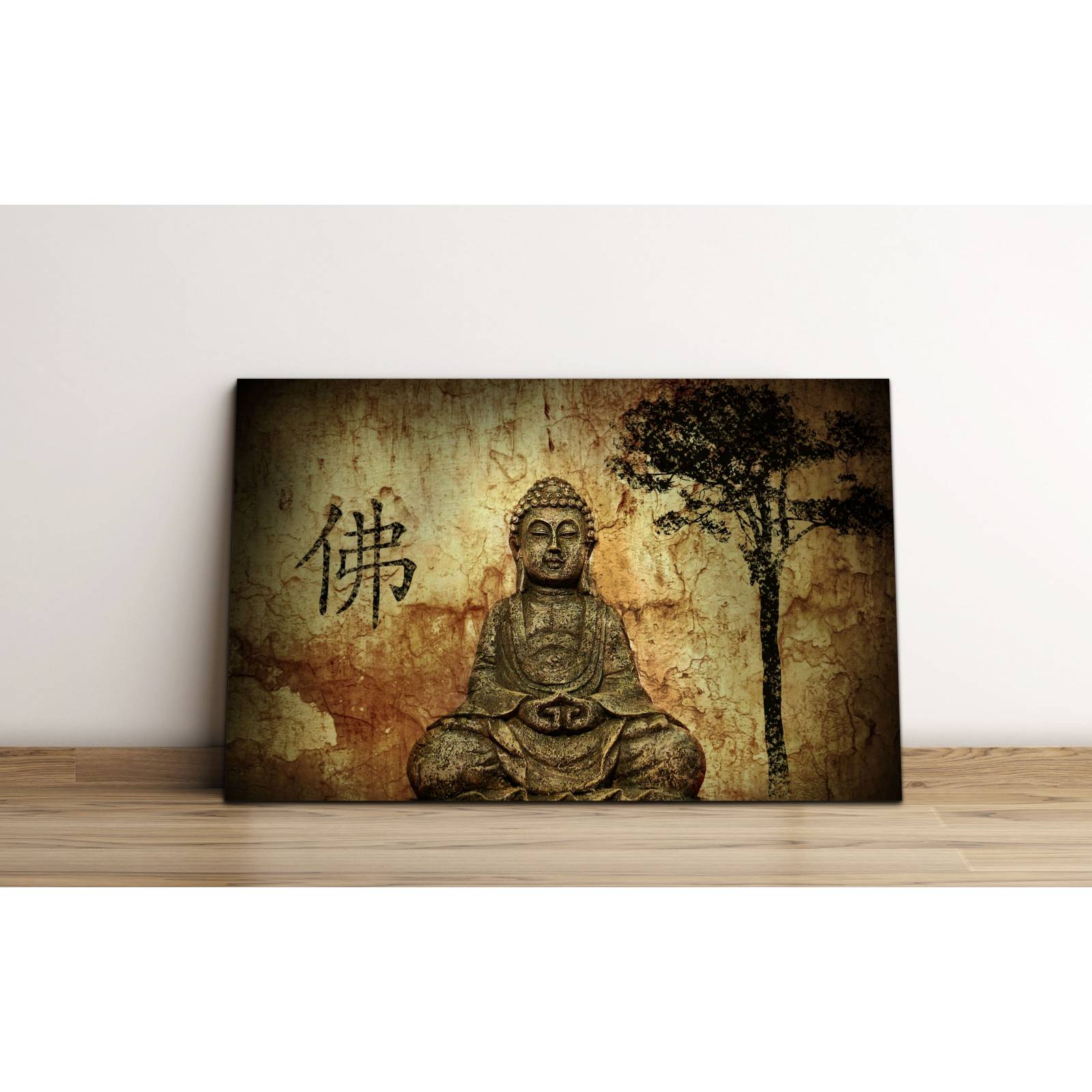 Cuadro de Pared Buda Vintage Moderno Decoracíon 86x56cm