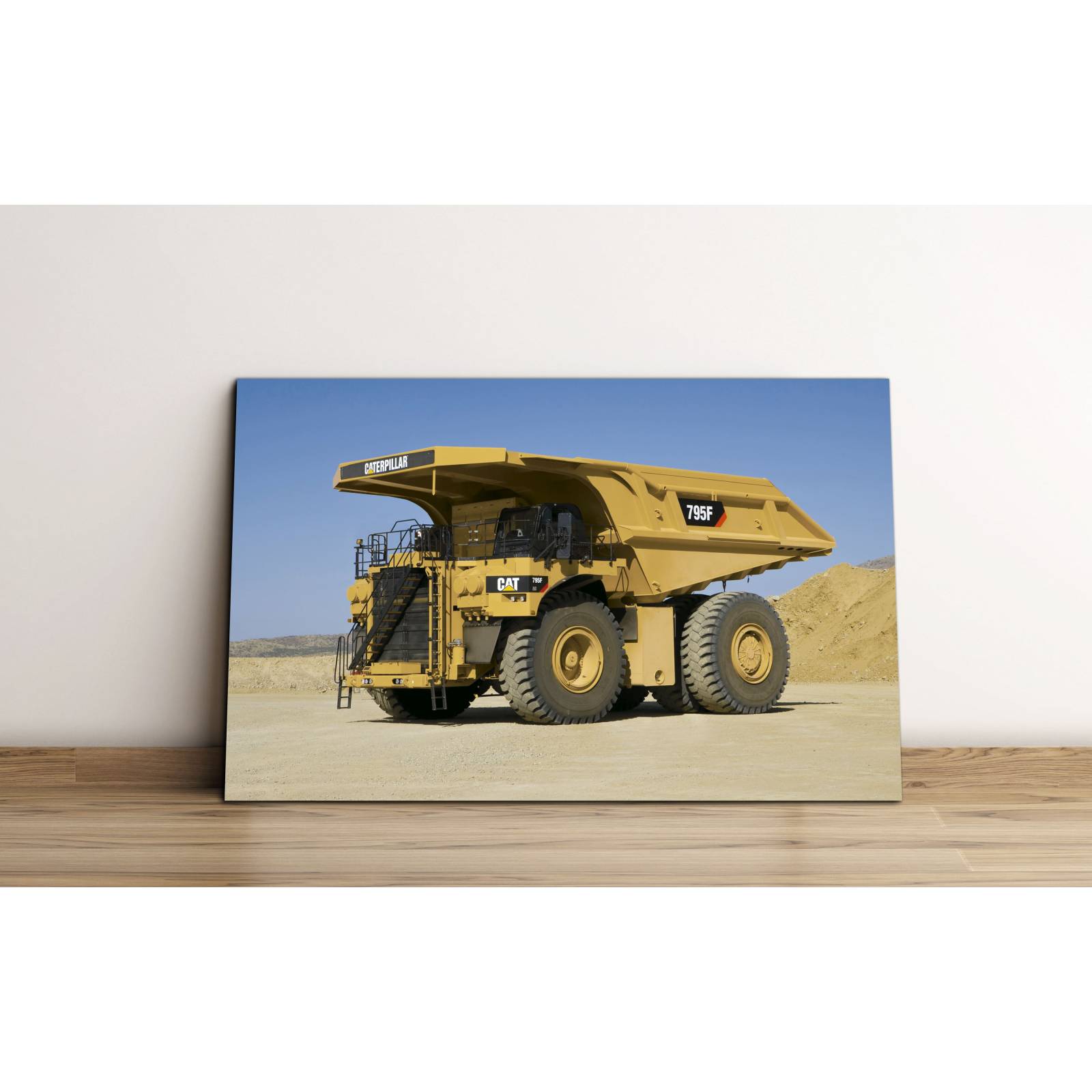 Cuadro de Pared Maquinaria de Construcción Moderno Decoracíon 86x56cm