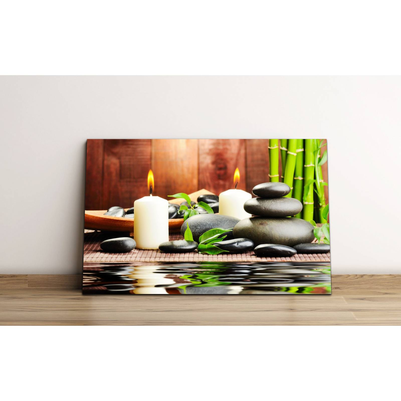 Cuadro de Pared Spa Zen Meditación Moderno Decoracíon 86x56cm