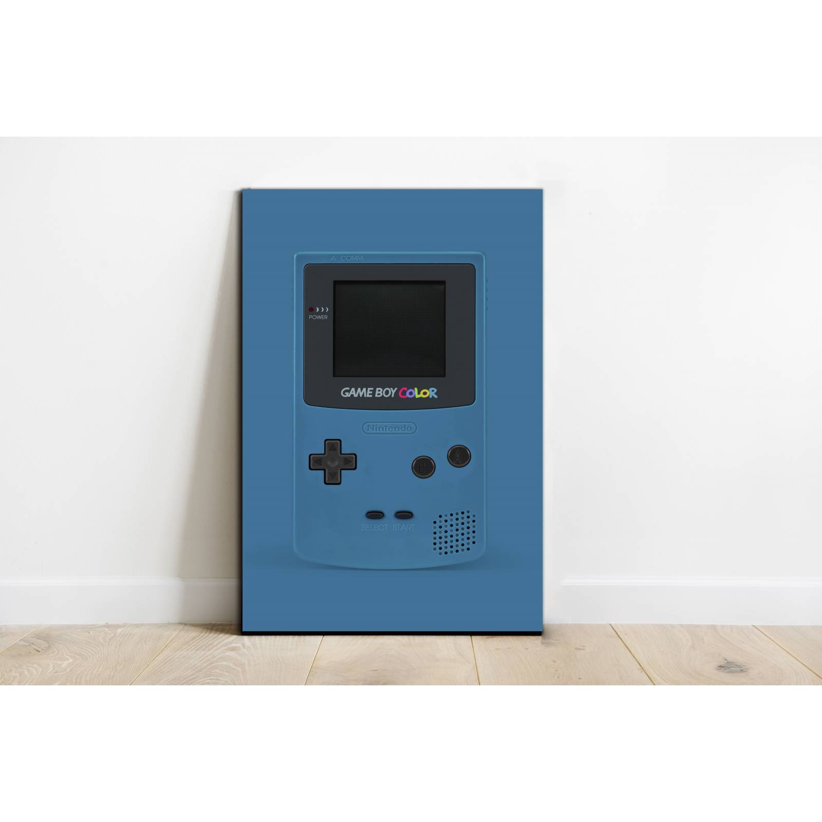 Cuadro de Pared Videojuegos Game Boy Verde Moderno Decoracíon 86x56cm