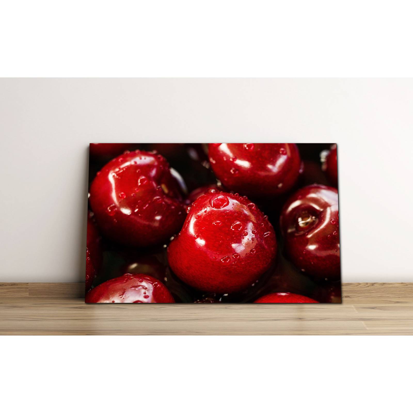 Cuadro de Pared Manzanas Rojas Moderno Decoracíon para Comedor 86x56cm