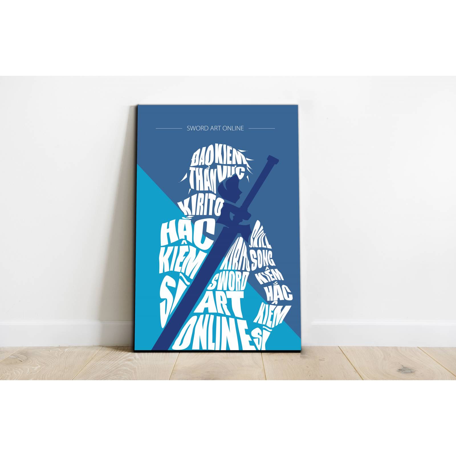 Cuadro de Pared Kitito Sword Art Online Anime Decoracíon 86x56cm