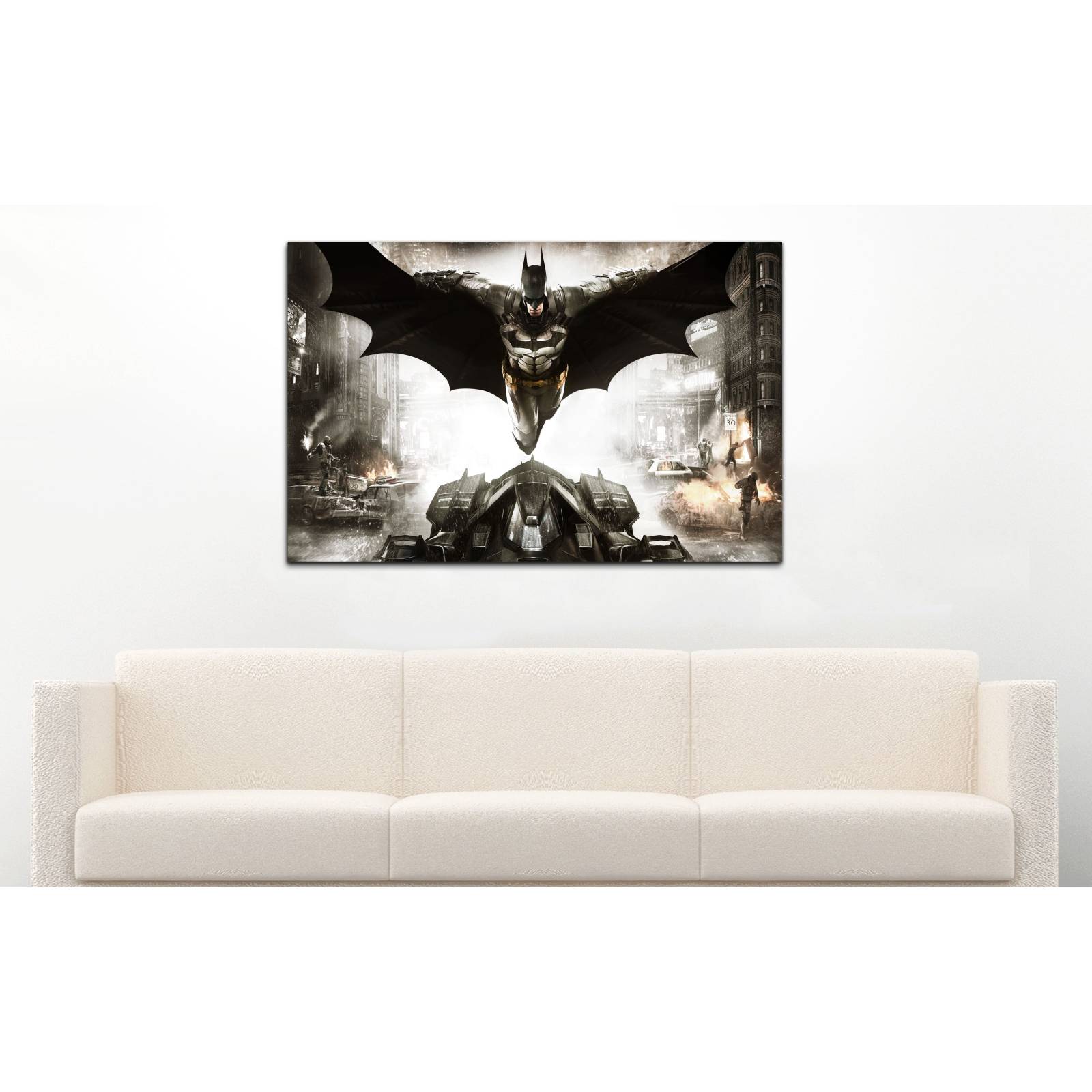 Cuadro de Pared Batman Dark knight Moderno Decoracíon 86x56cm