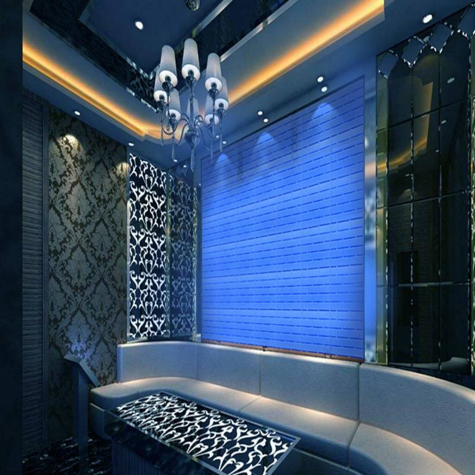 Panel Decorativo 3d Pvc 50x50cm (12 piezas) 3m2 - D086