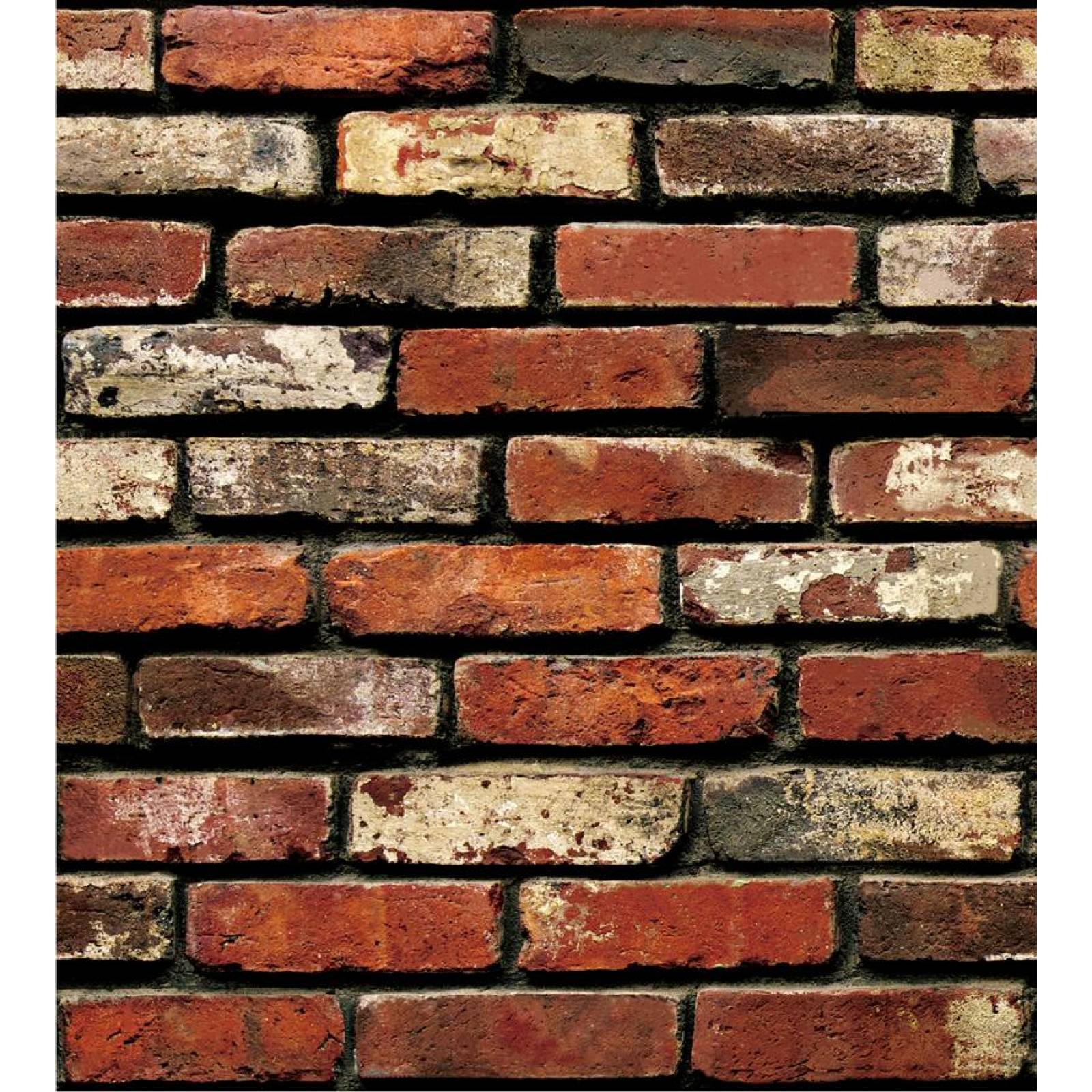 Papel Tapiz Adhesivo Ladrillos Rojos