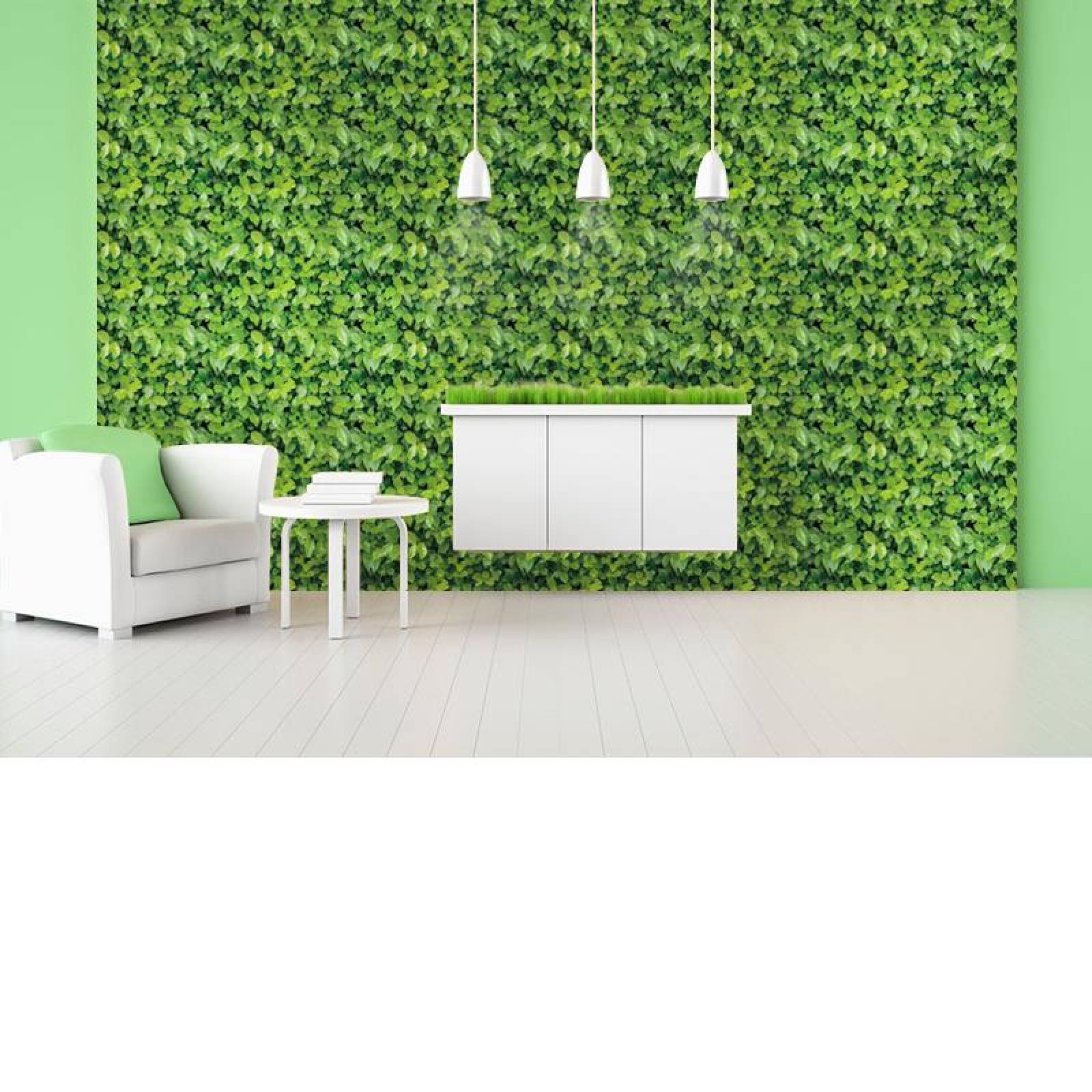 Papel Tapiz Adhesivo Hojas Verdes