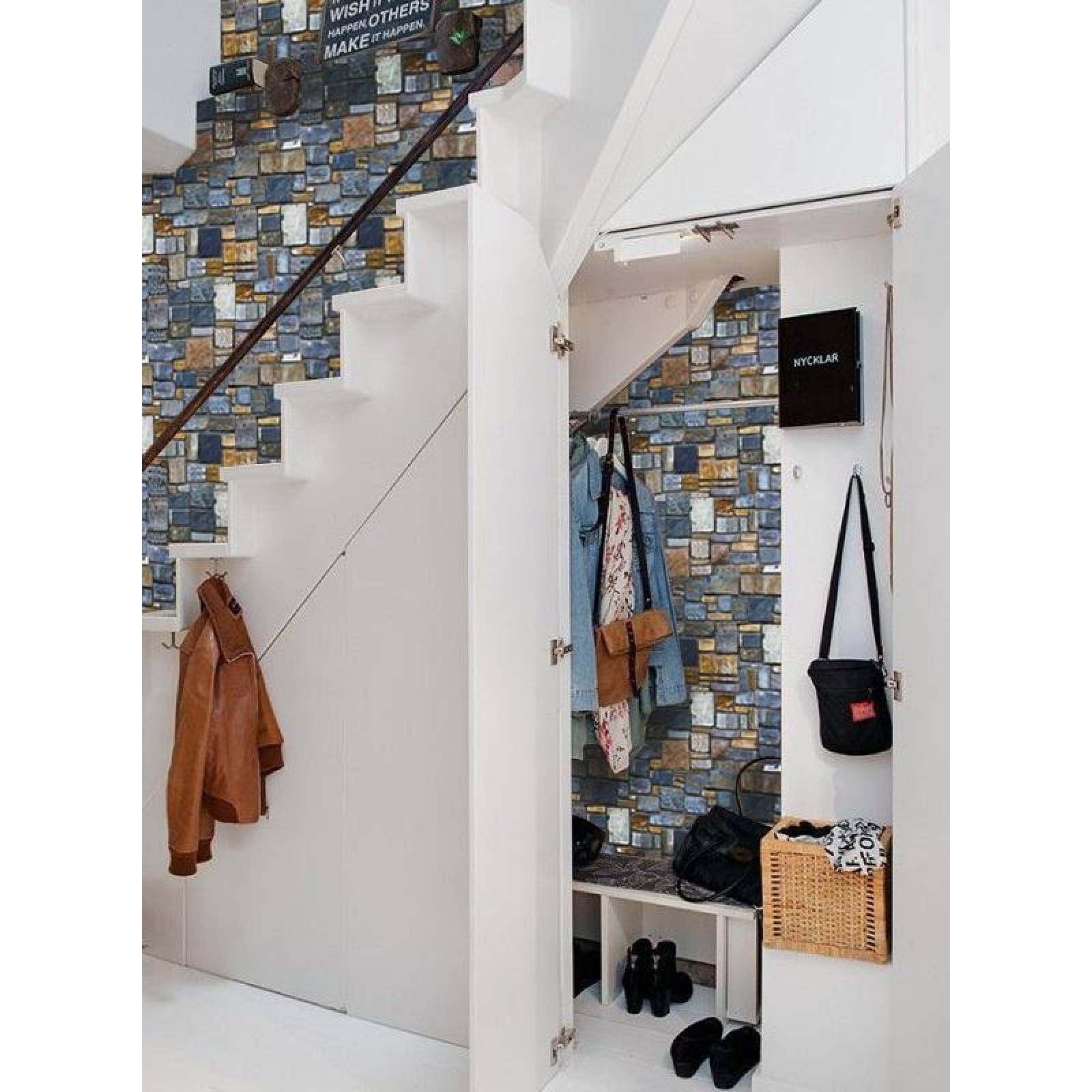 Papel Tapiz Adhesivo Piedras Grises