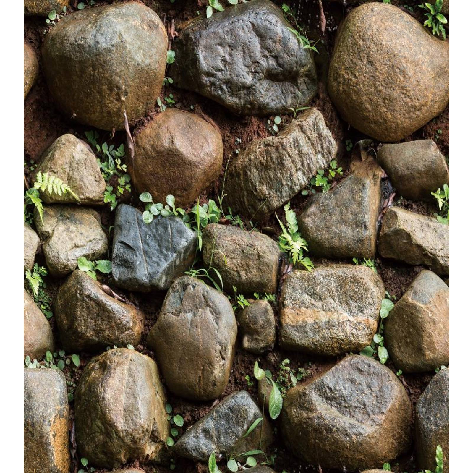 Papel Tapiz Adhesivo Rocas con Tierra