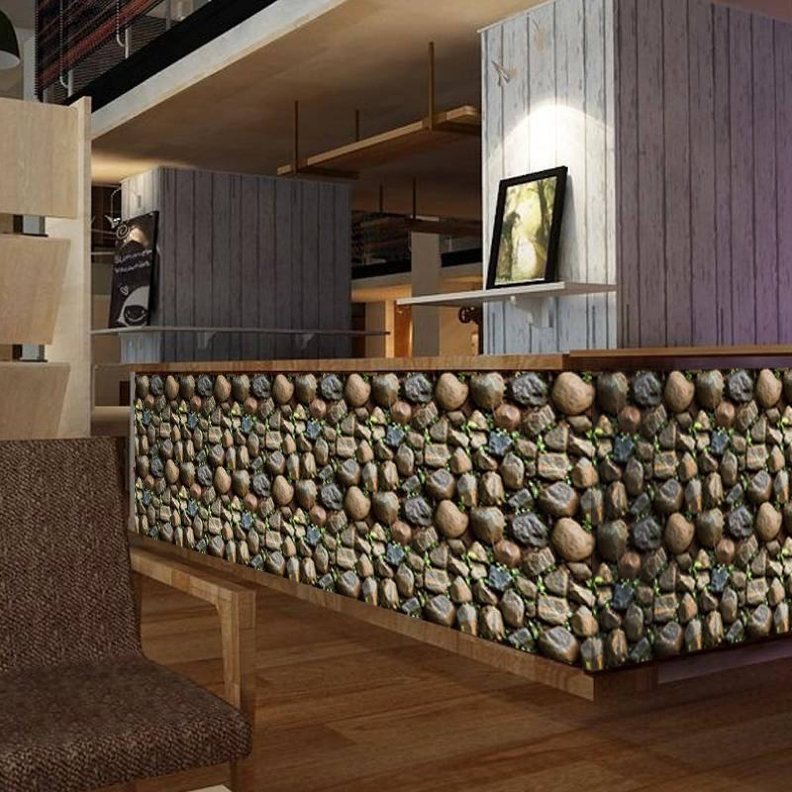 Papel Tapiz Adhesivo Rocas con Tierra