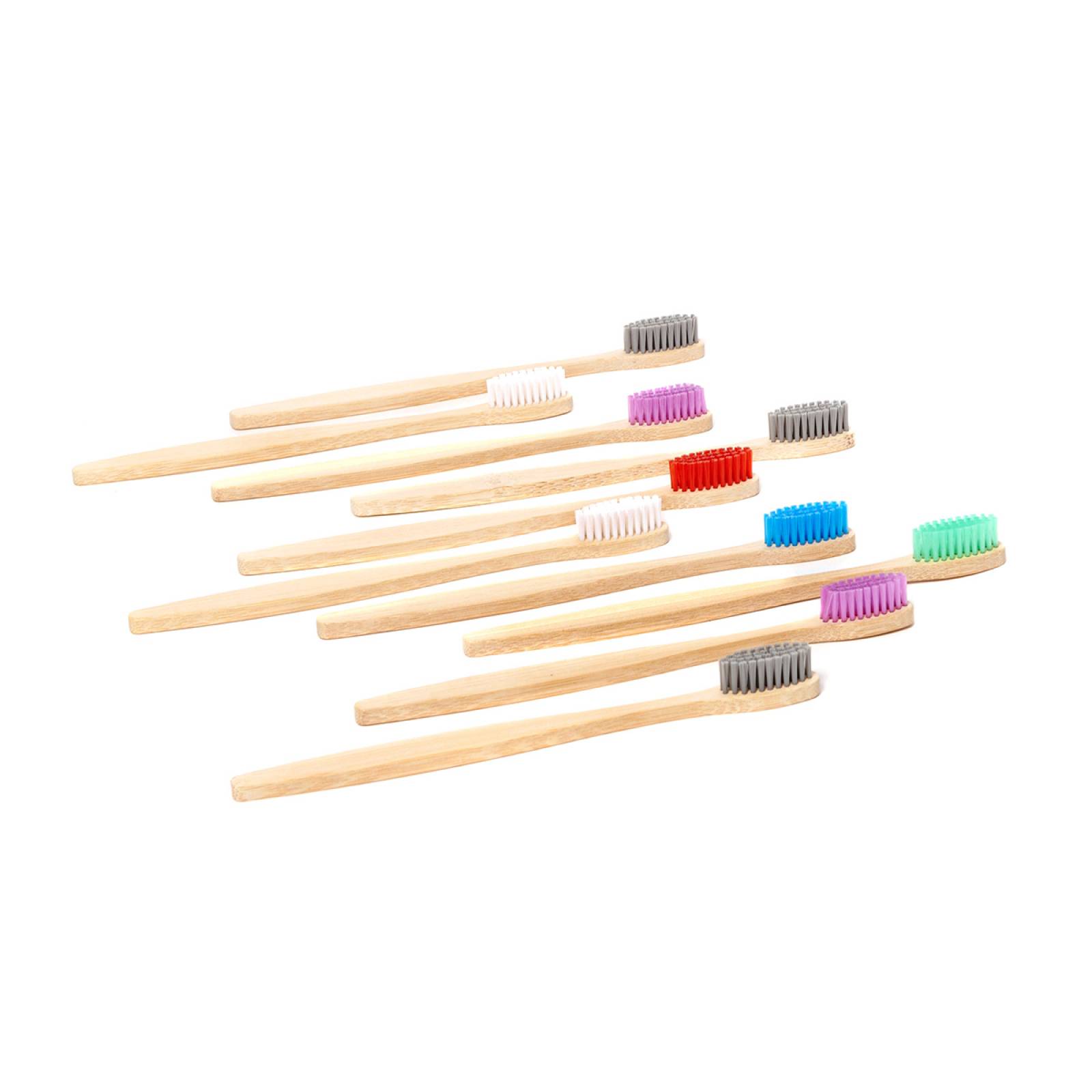 20 Cepillos De Dientes Bambu Biodegradable Ecologico Surtido