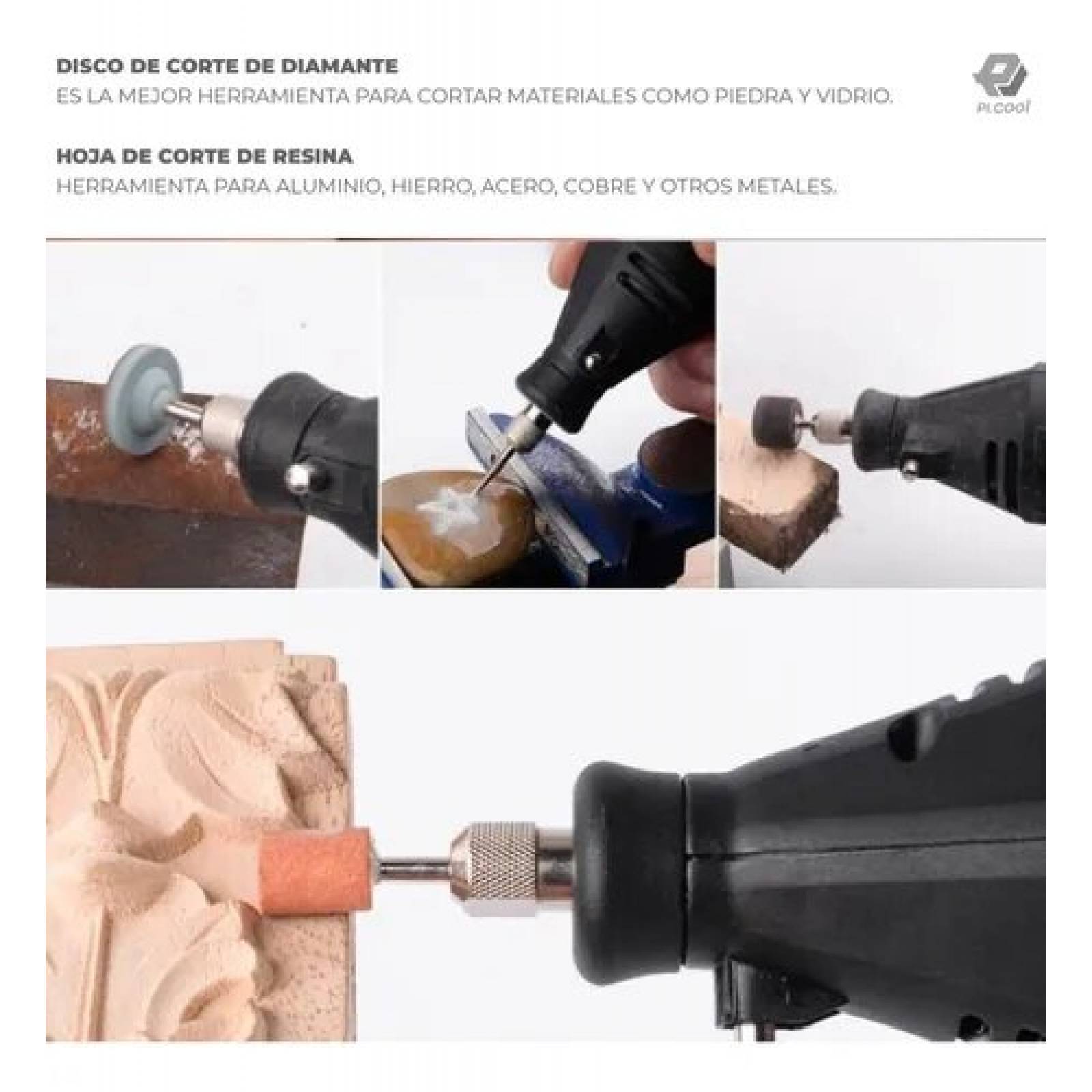 Mini Taladro Mototool Con 170 Accesorios Tipo Dremel